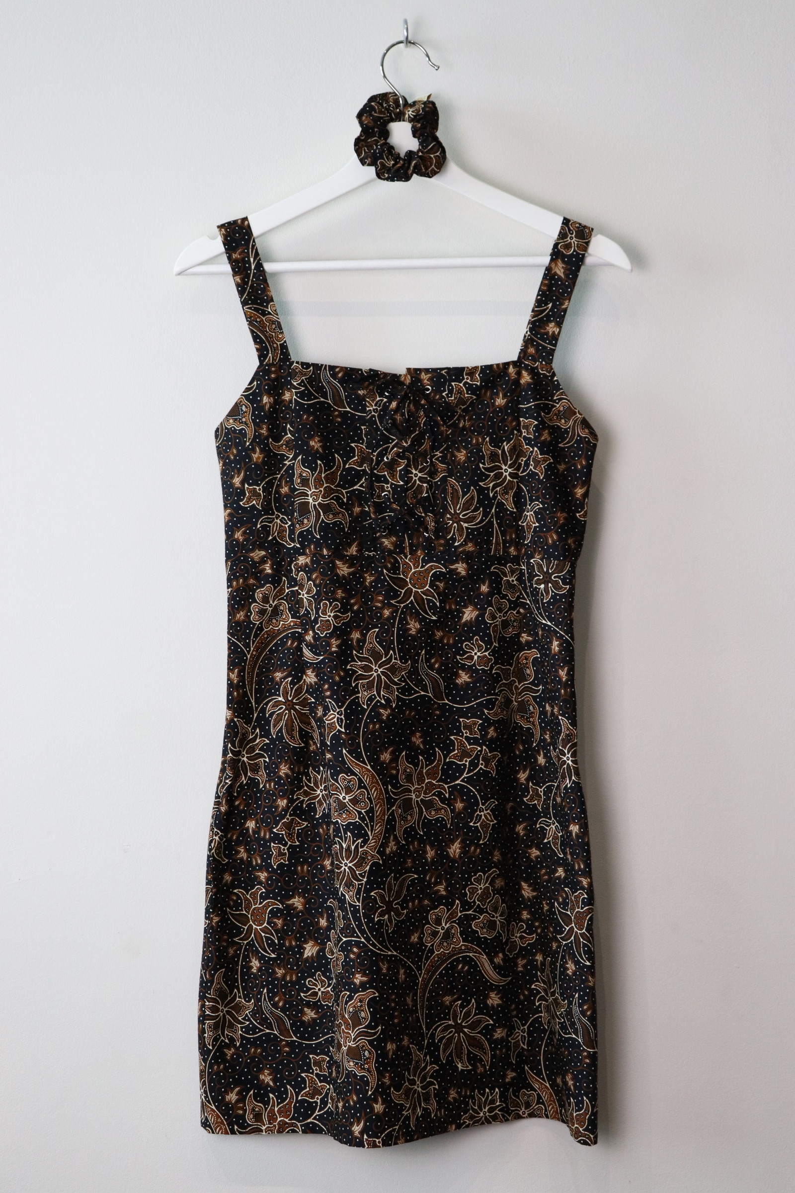 Batik Lace up Dress - Zurie