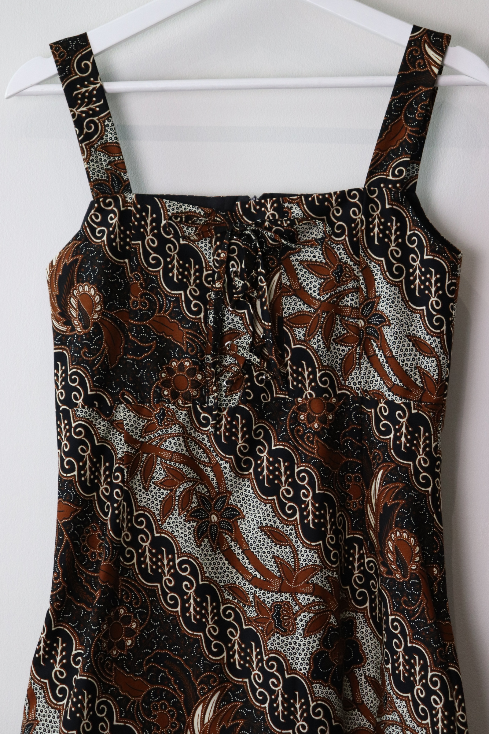 Batik Lace up Dress - Nikita