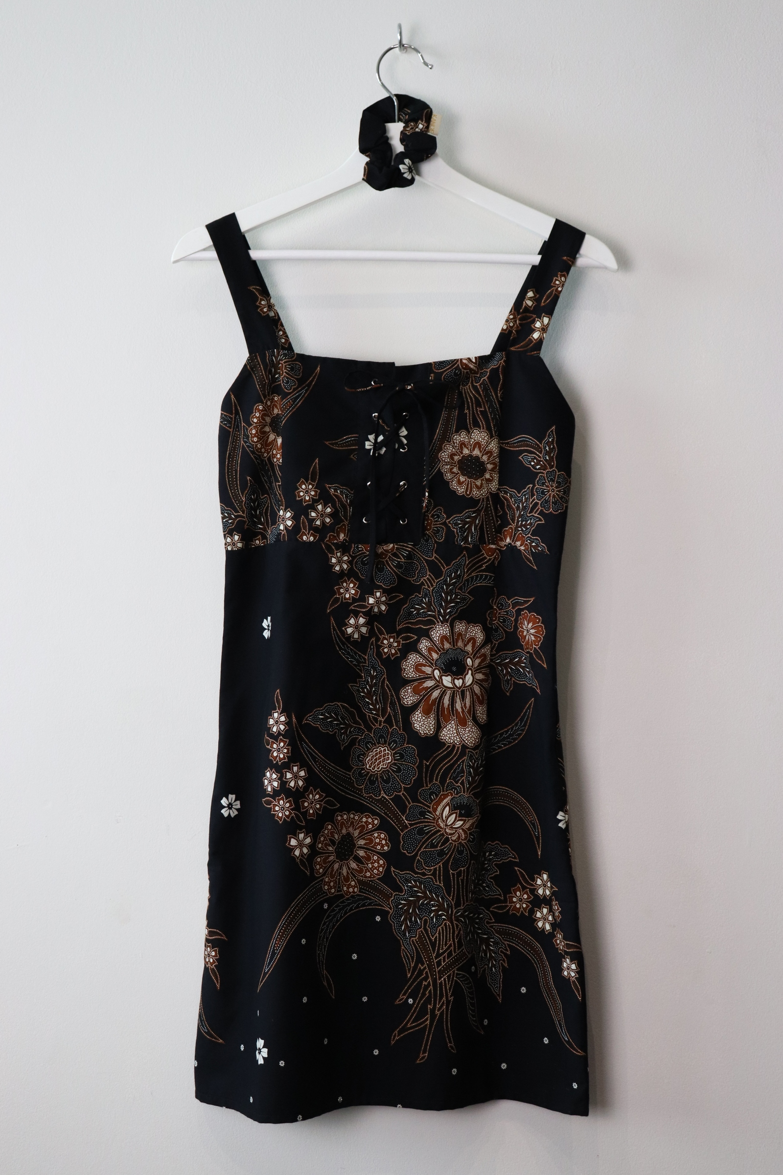 Batik Lace up Dress - Kiara