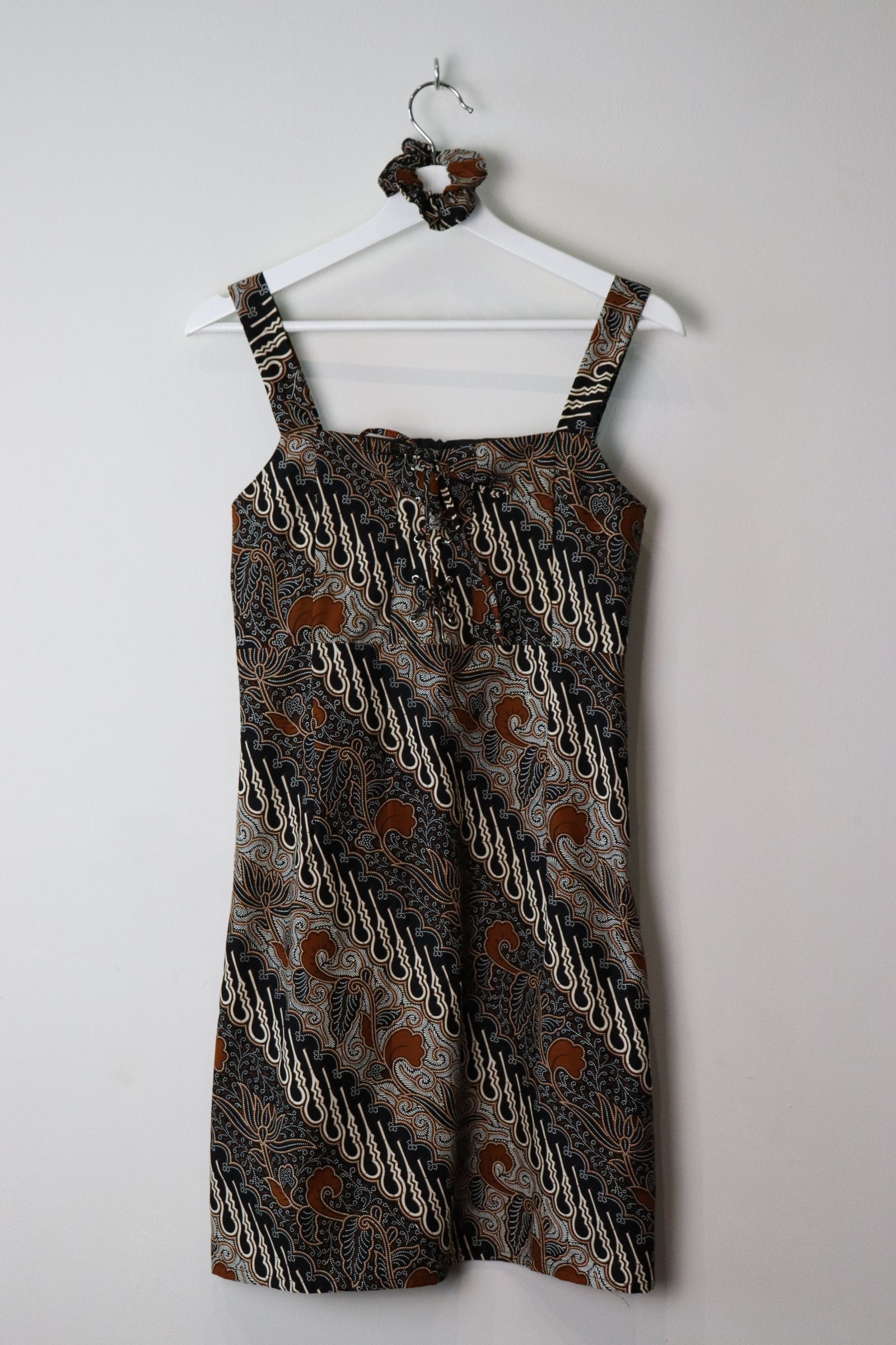 Batik Lace up Dress - Jolie