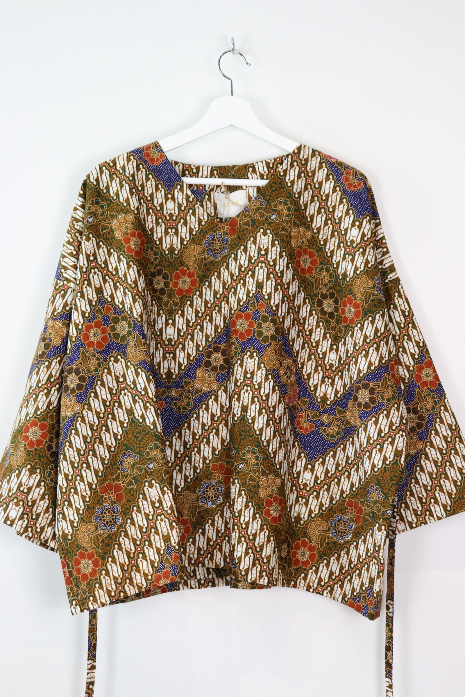 BIG GIRL Batik Top - Big ZIGA ( Blue )