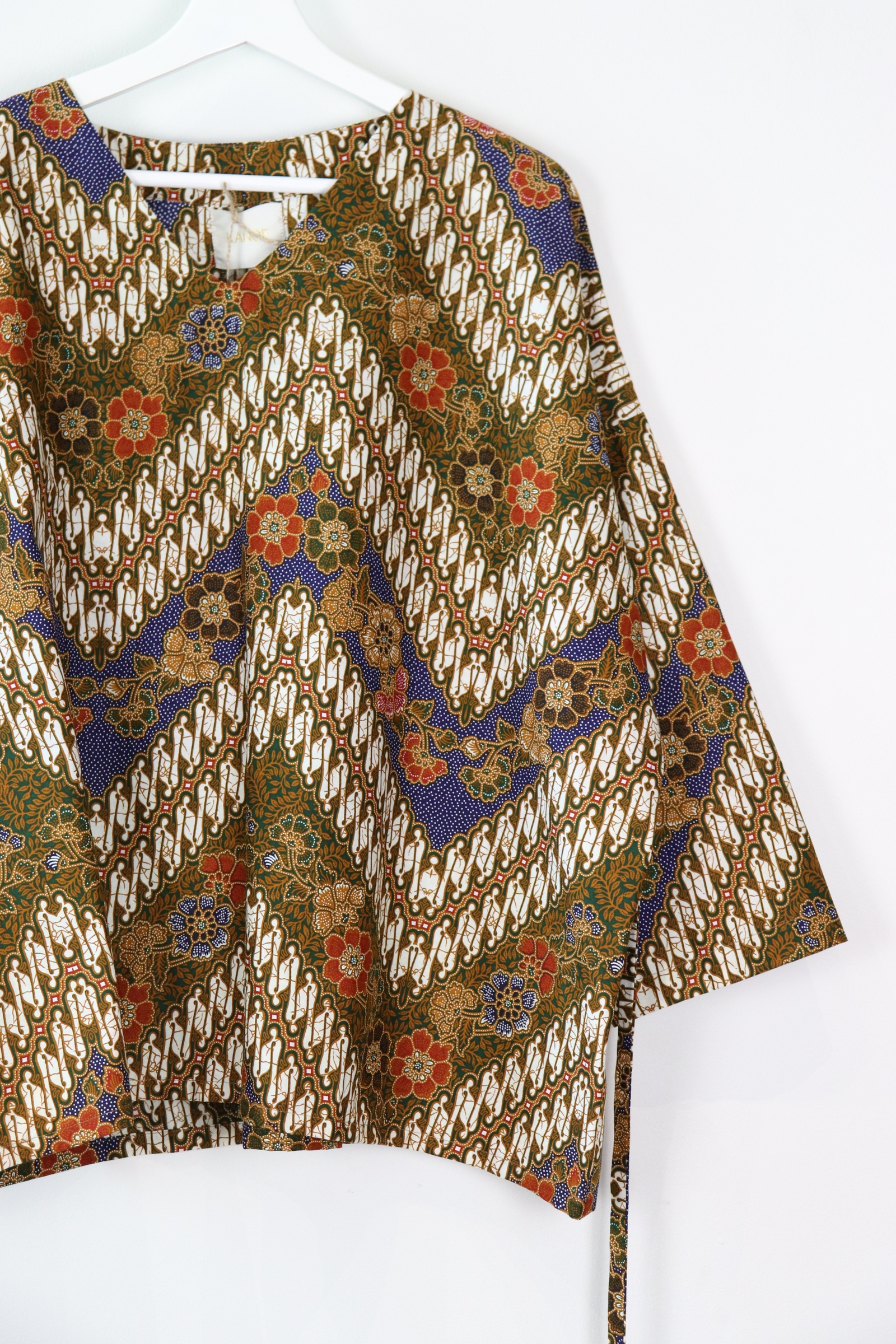 BIG GIRL Batik Top - Big ZIGA ( Blue )