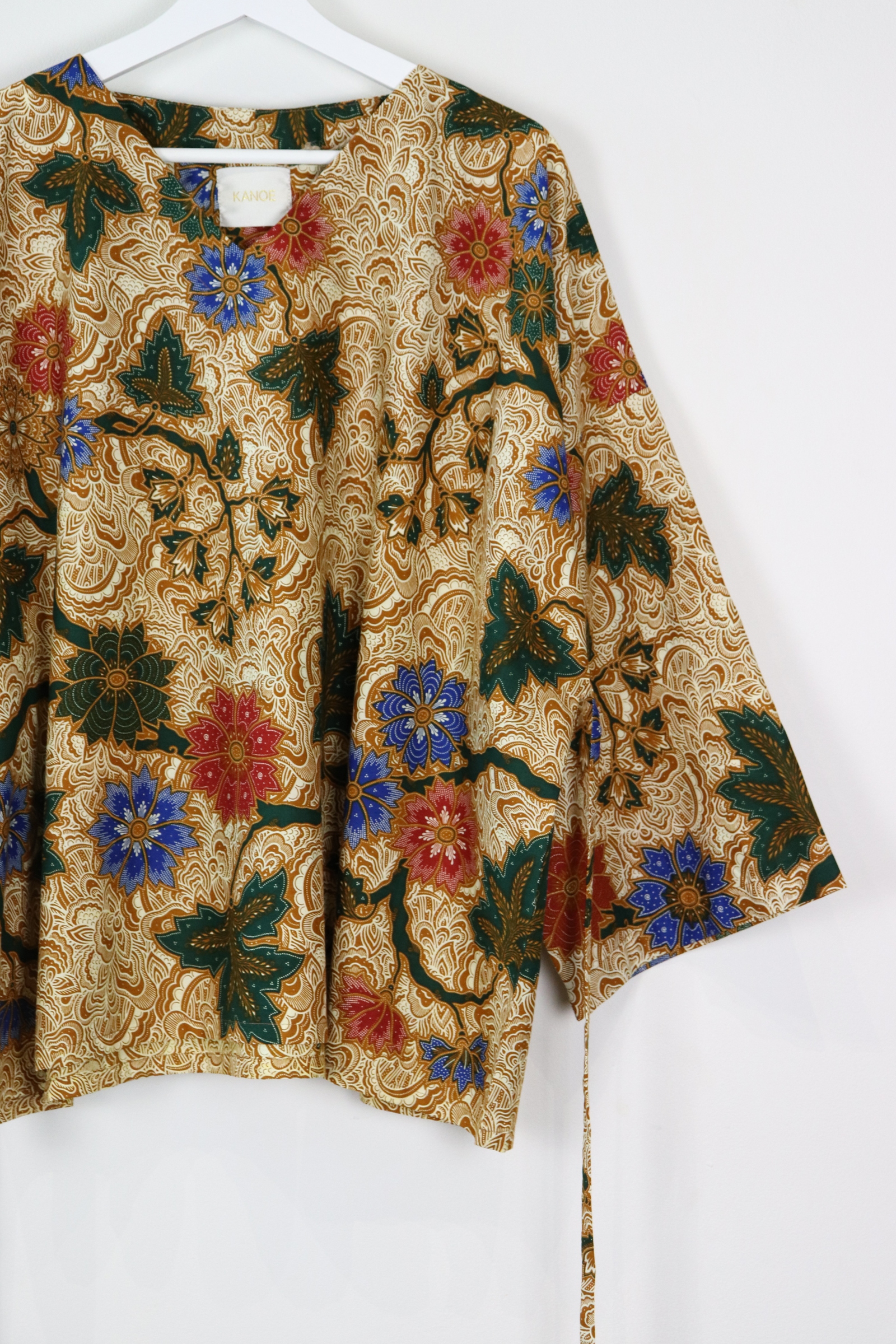 BIG GIRL Batik Top - Big AUTUMN ( Blue )