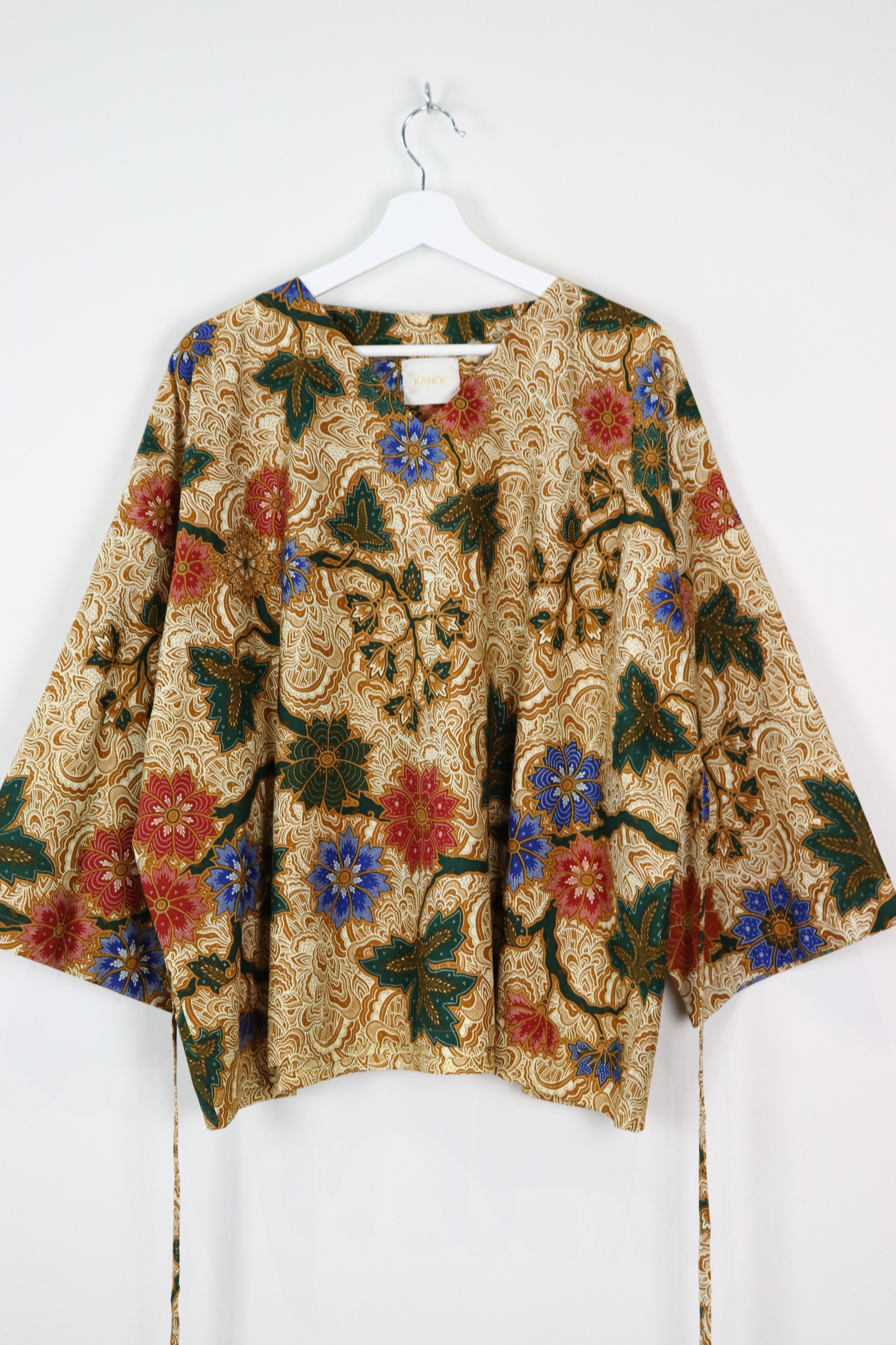 BIG GIRL Batik Top - Big AUTUMN ( Blue )