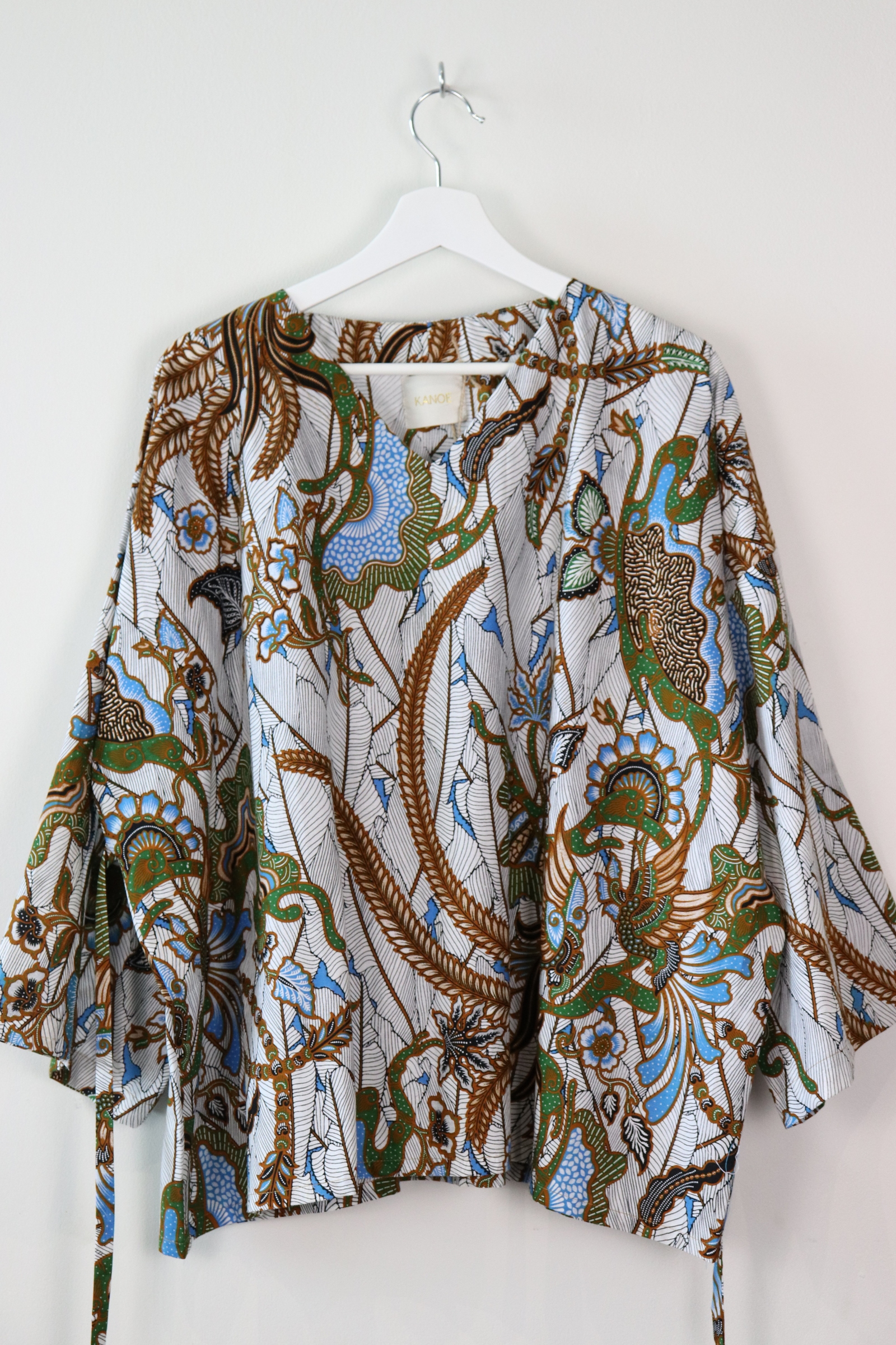 BIG GIRL Batik Top - Big PEPO ( Sky Blue )