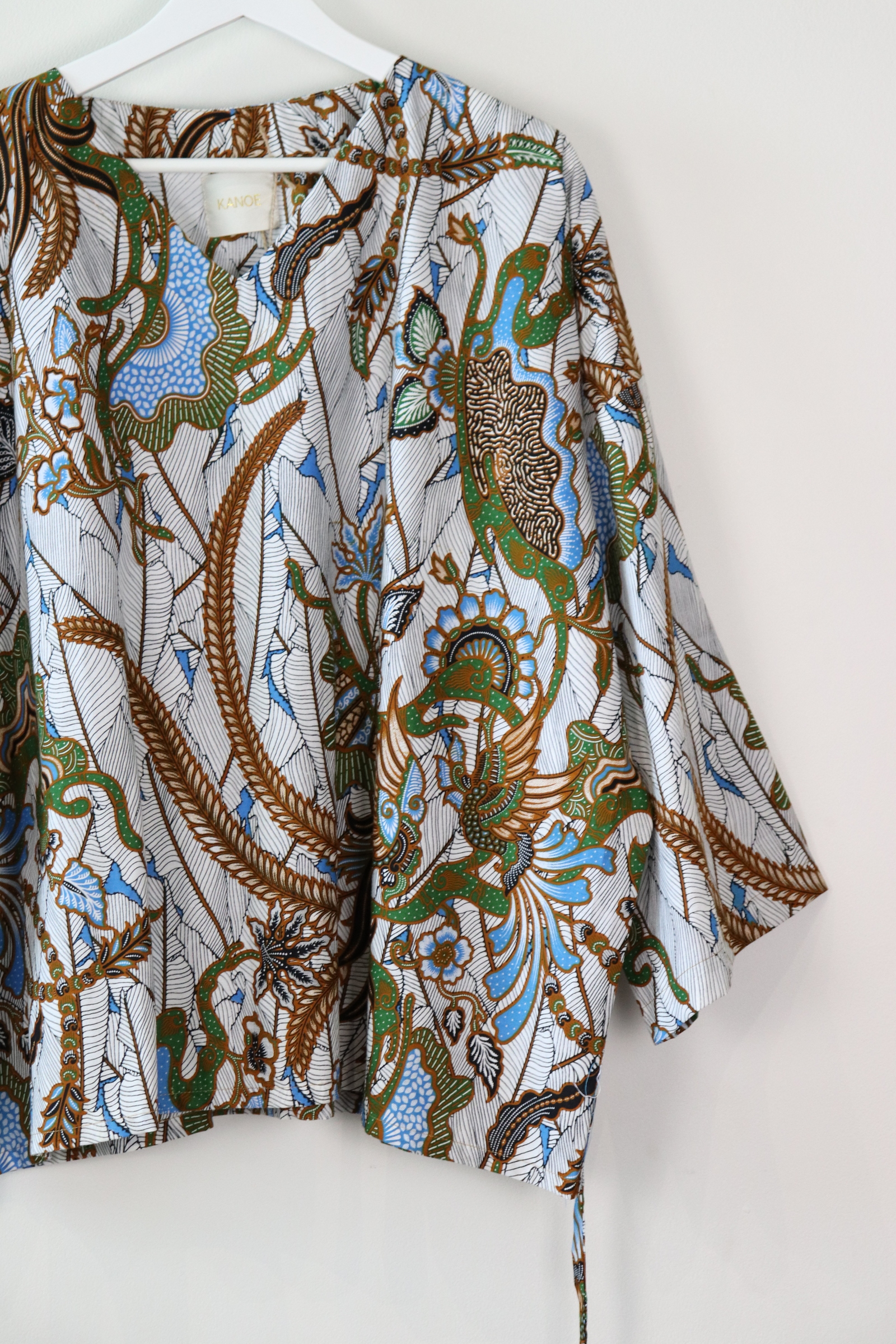 BIG GIRL Batik Top - Big PEPO ( Sky Blue )