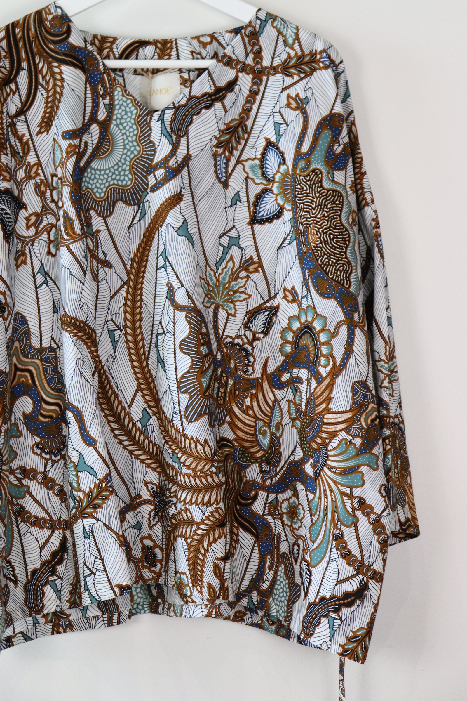 BIG GIRL Batik Top - Big PEPO ( Turquoise )