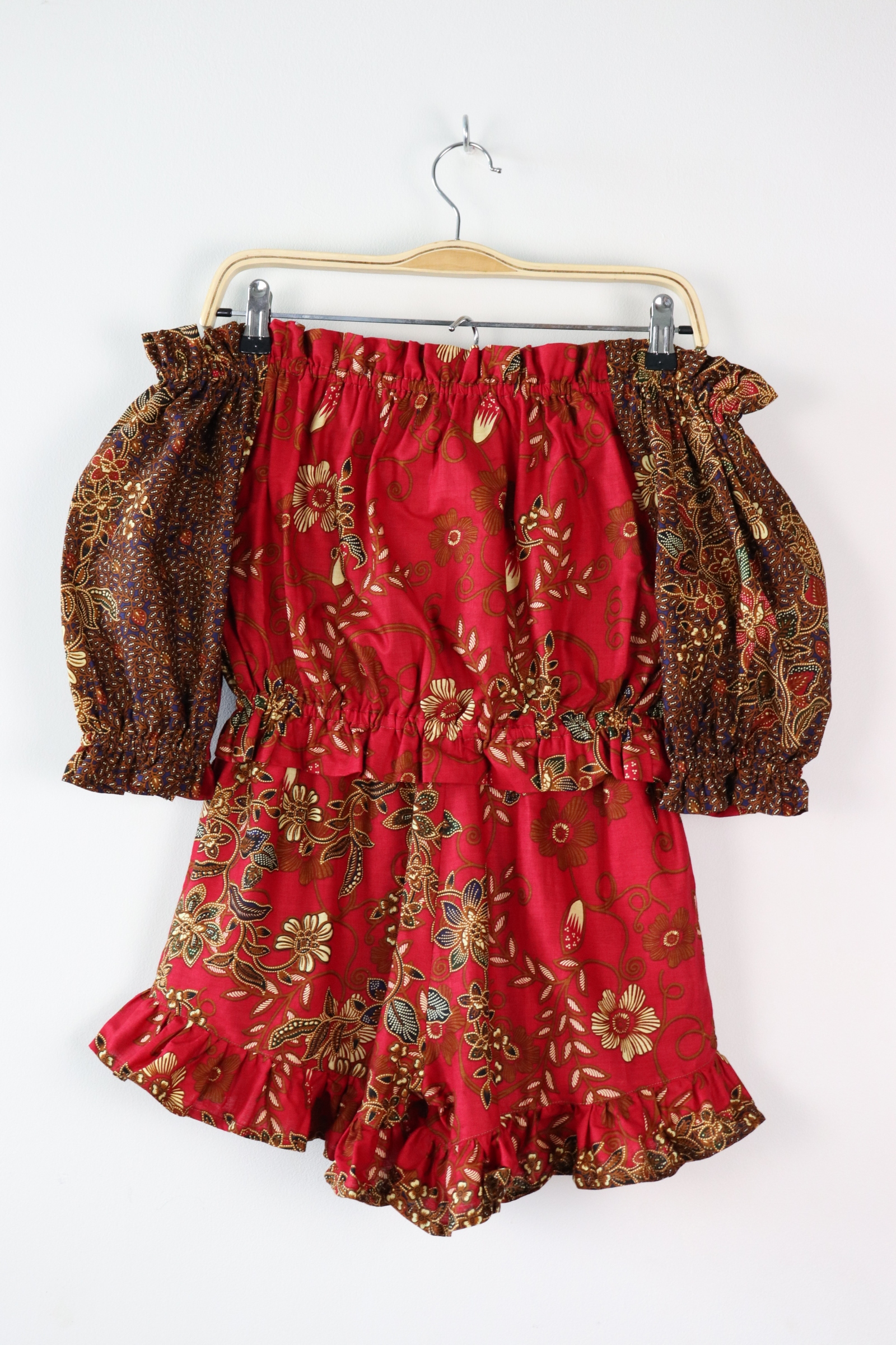 Batik Lounge Set - Aira ( Red )