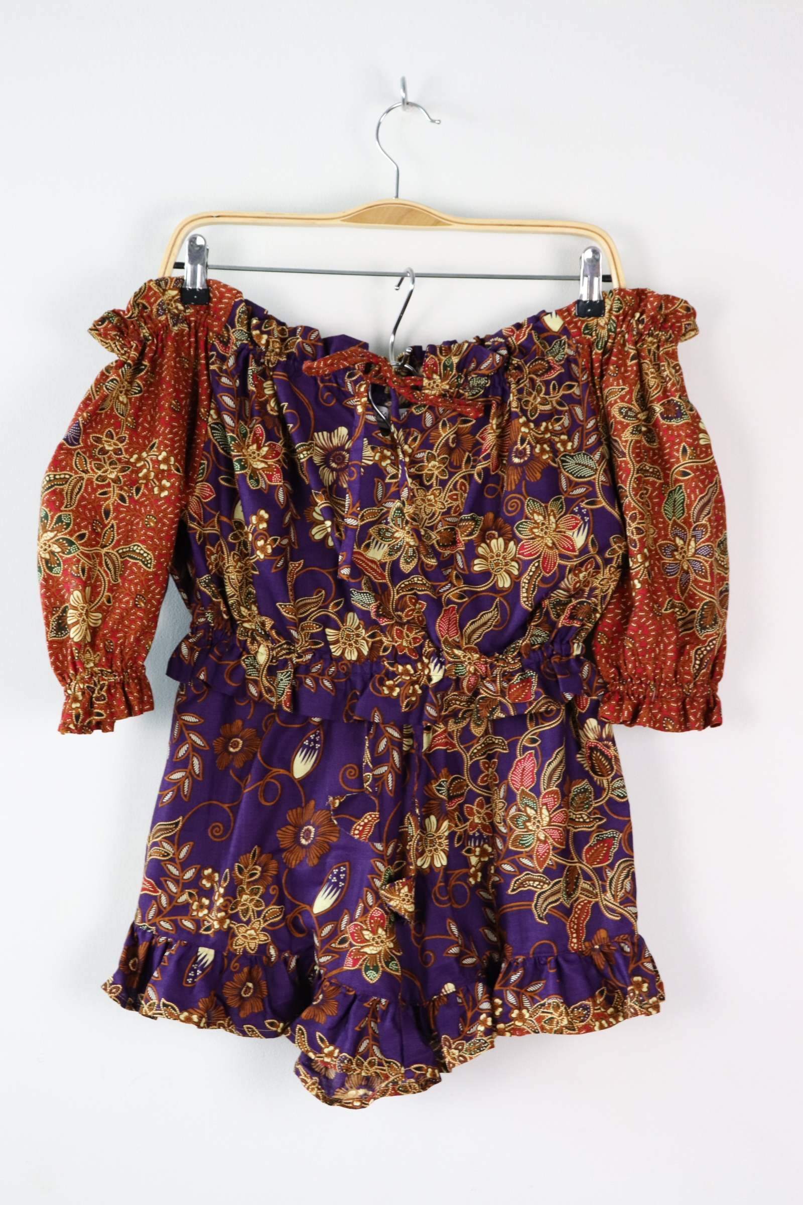 Batik Lounge Set - Aira ( Purple )