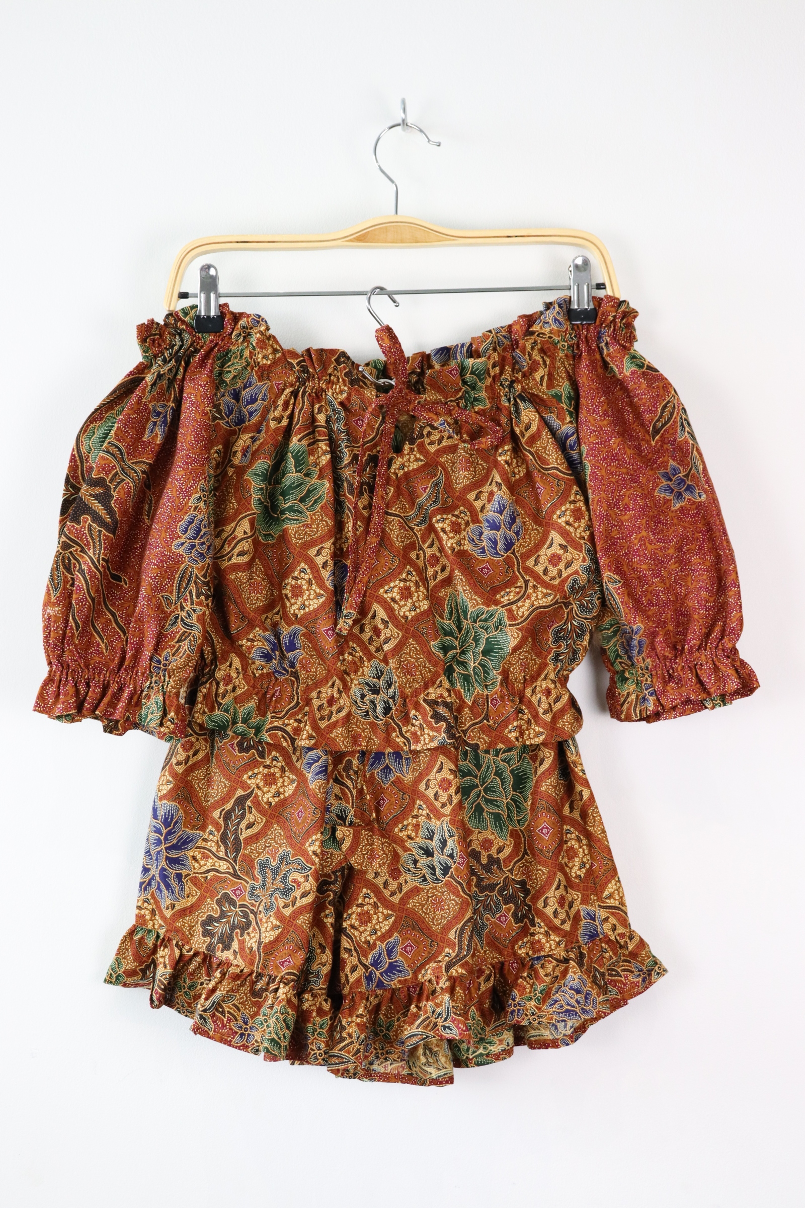 Batik Lounge Set - Saffron Waffle