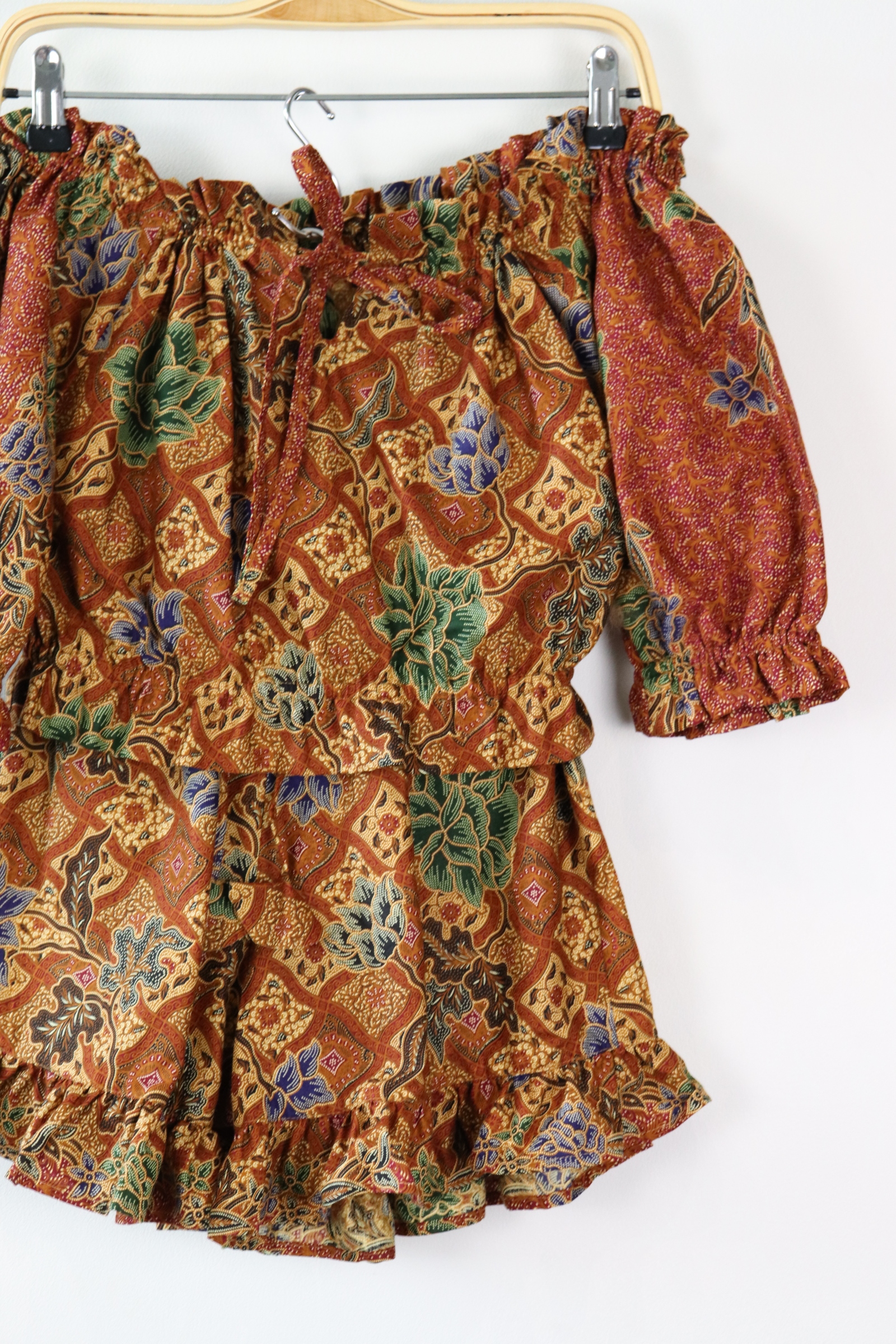 Batik Lounge Set - Saffron Waffle