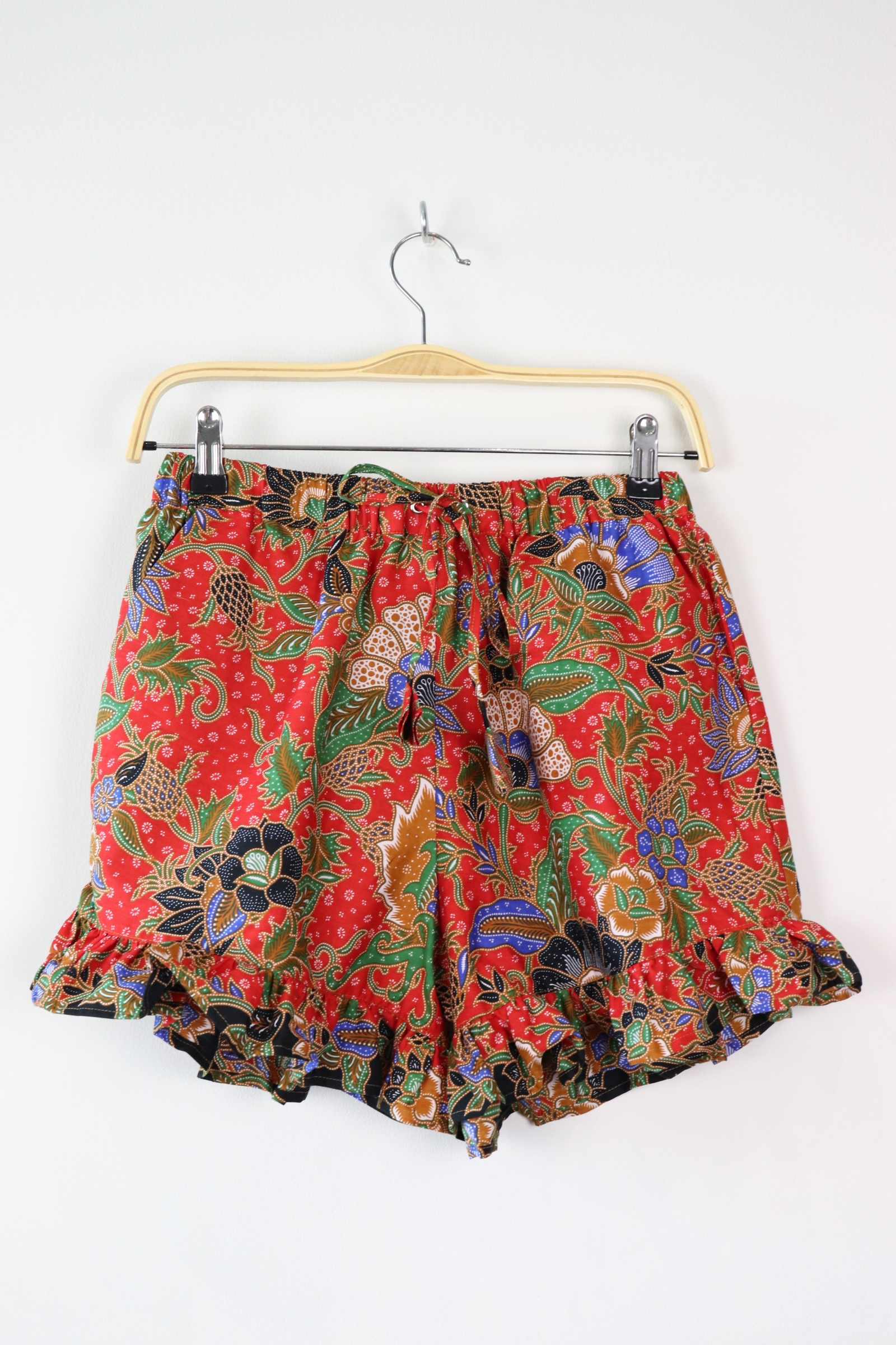 Batik Frou Shorts - Firecracker