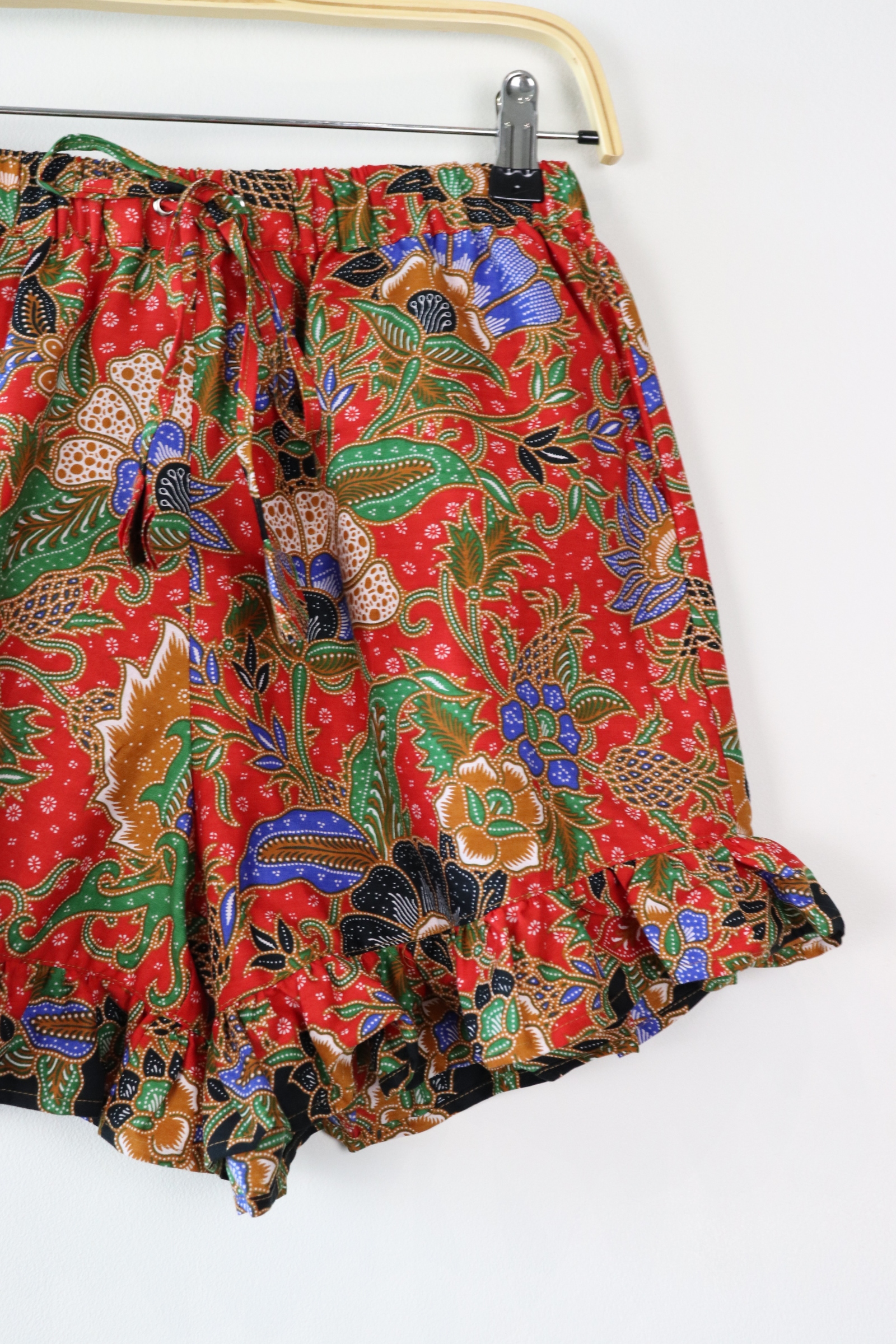 Batik Frou Shorts - Firecracker