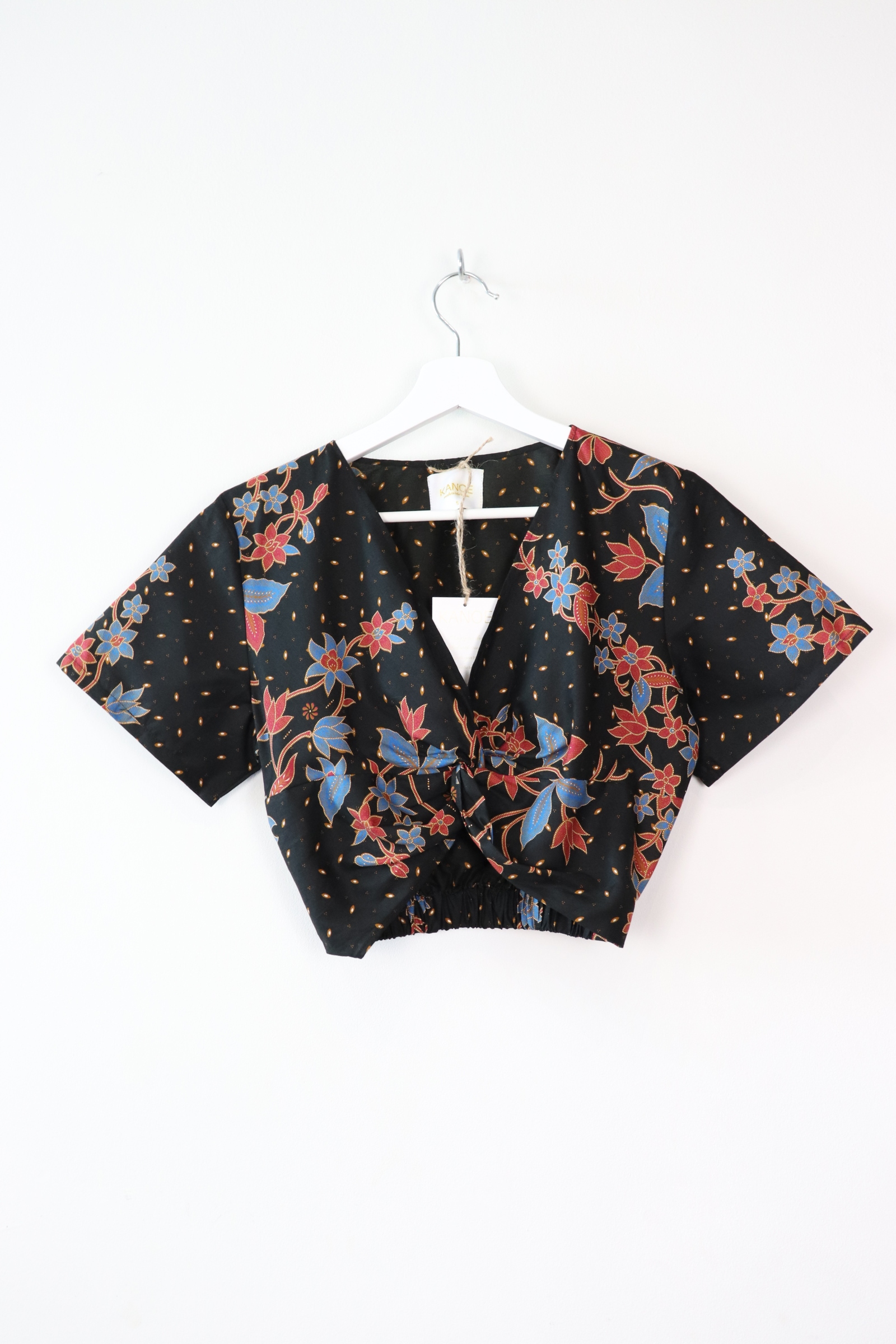 Twisted Front Batik Top - Sala