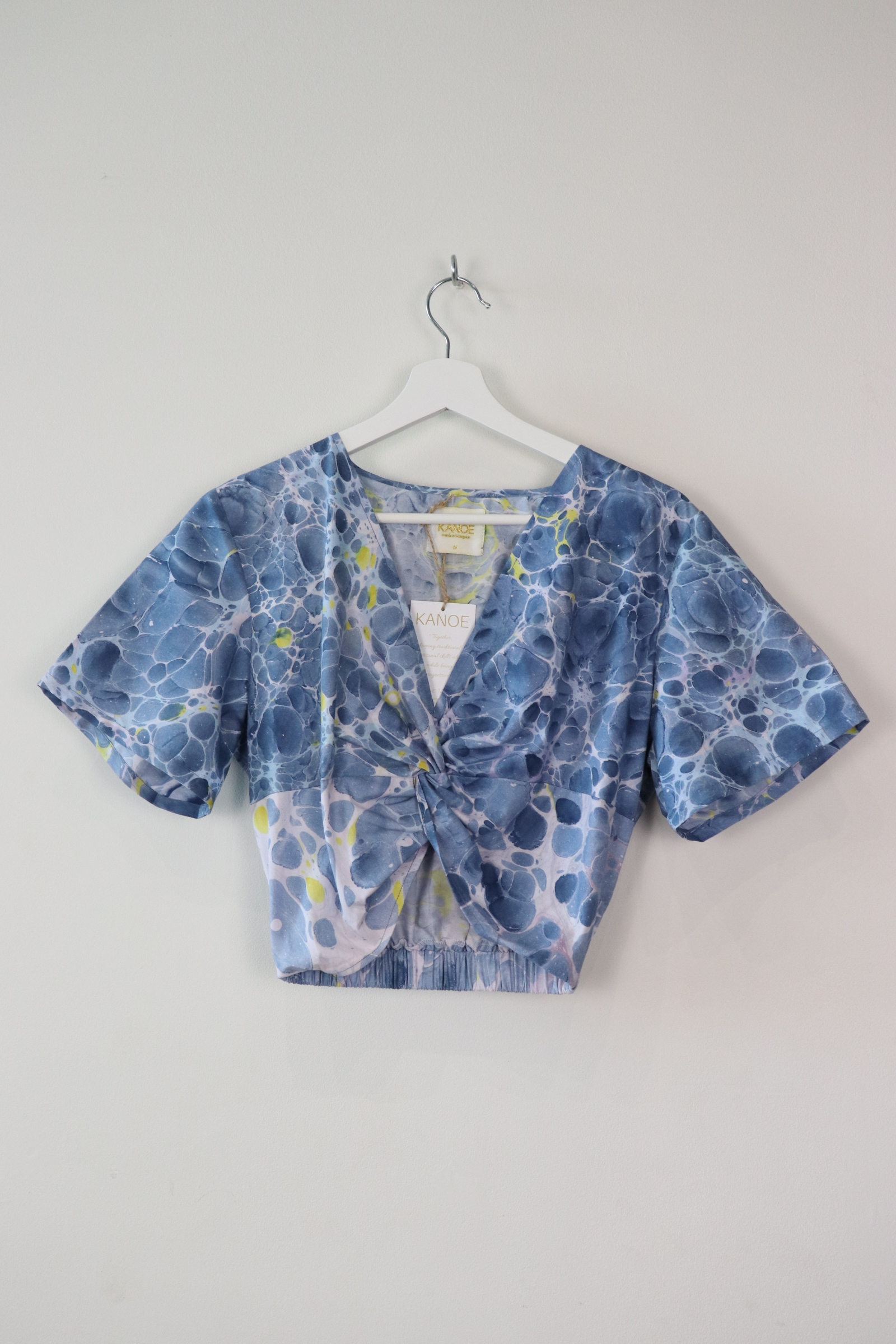 Hand Marbled Twisted Top - Galaxy Groove