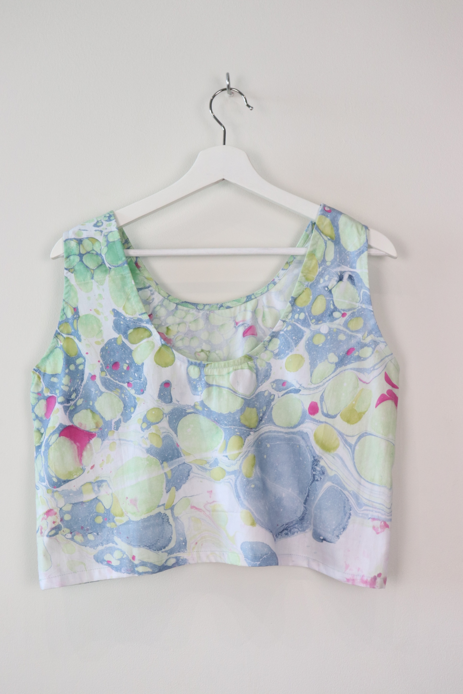 Hand Marbled Tank Top - Terrazo