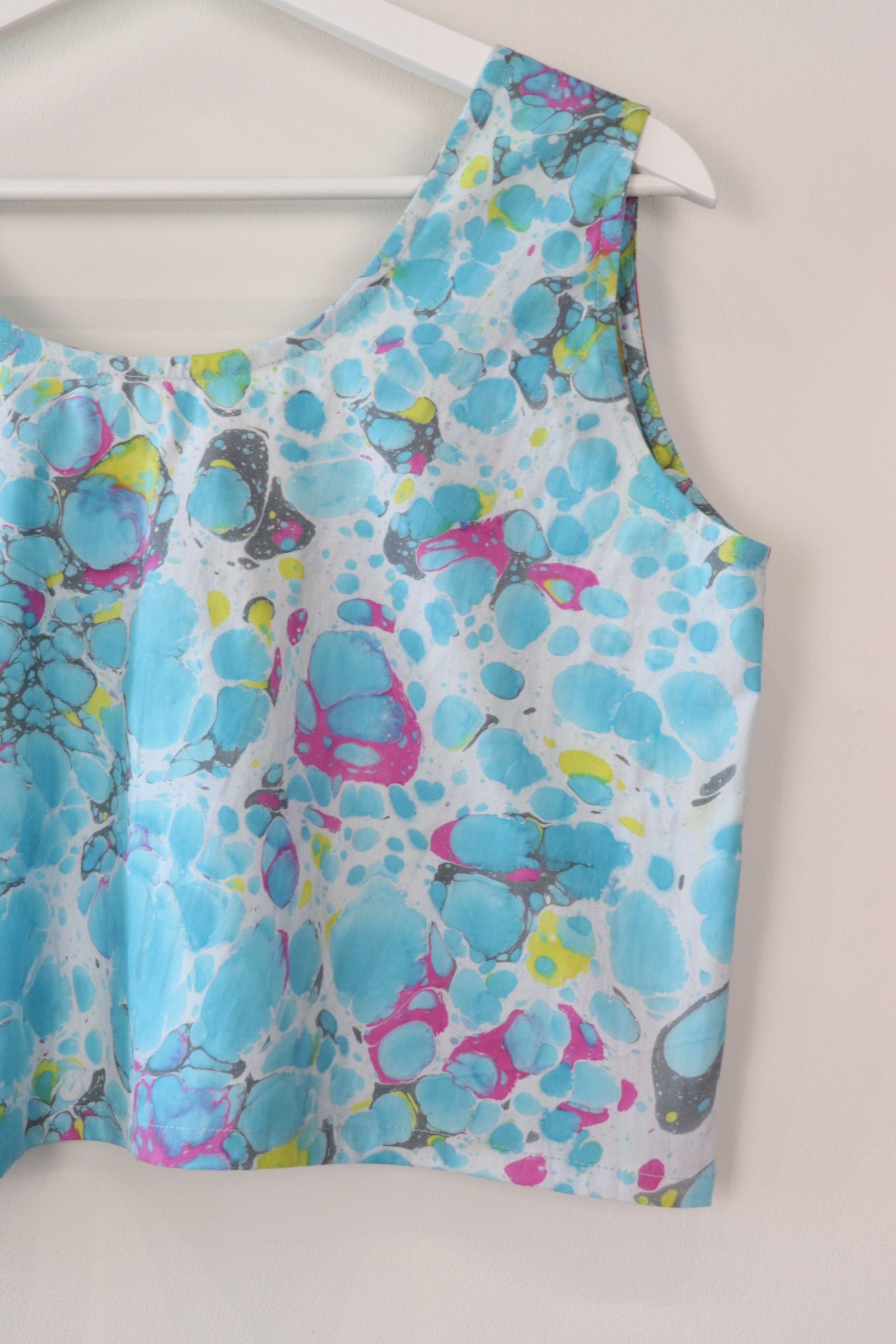 Hand Marbled Tank Top - Dolamite