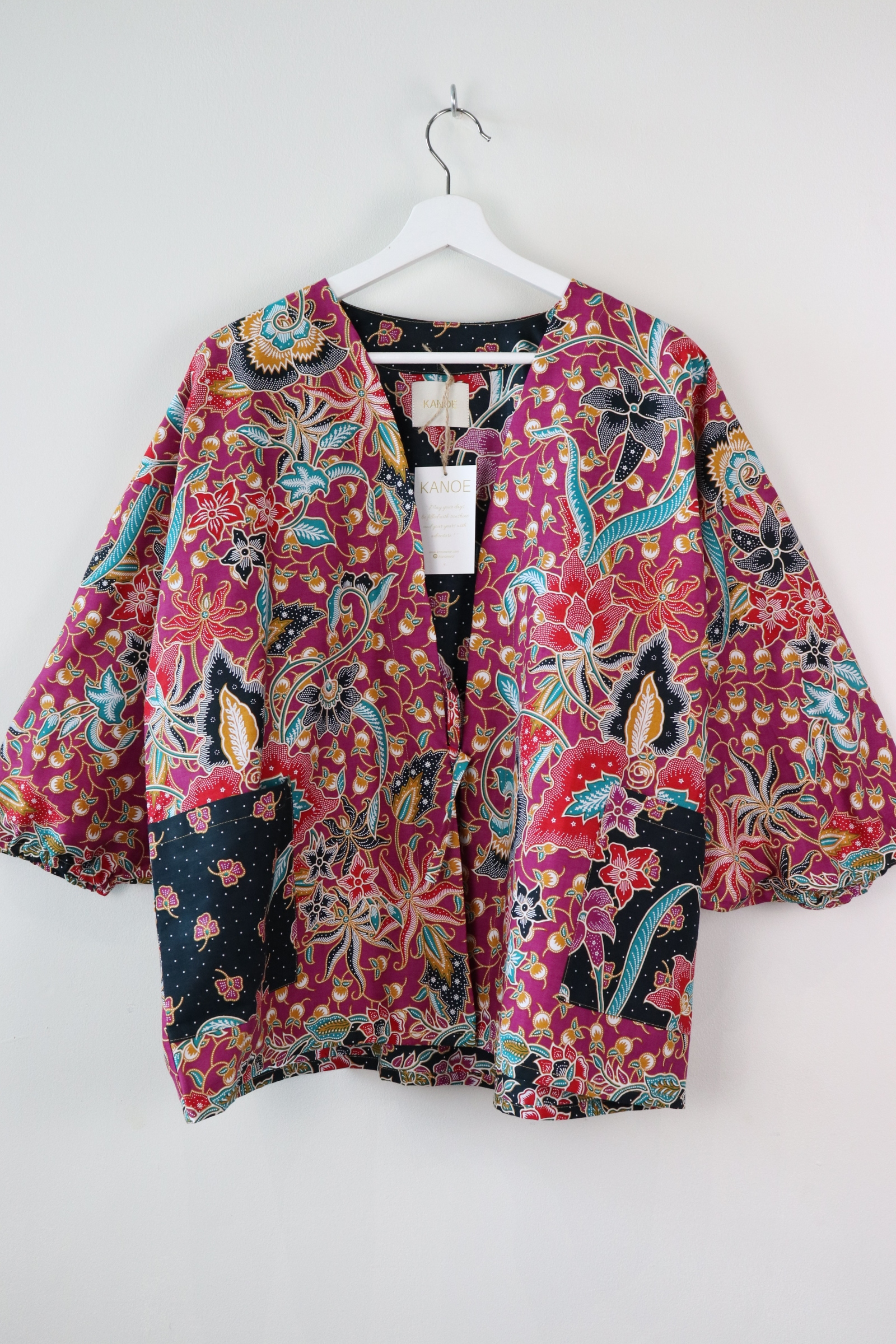 Batik Kimono Signature - Aubergine Dream !