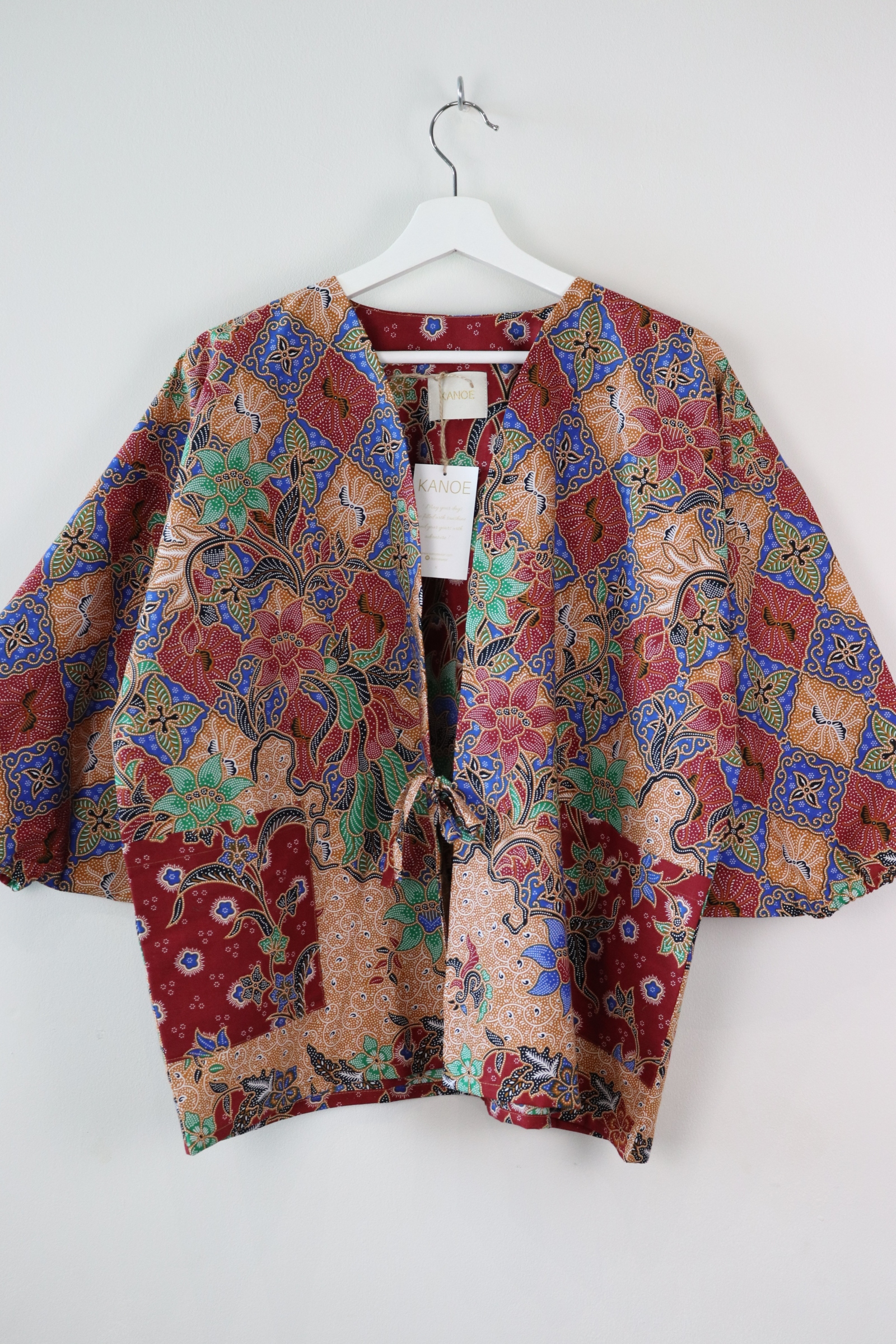 Batik Kimono Signature - I want to go out.