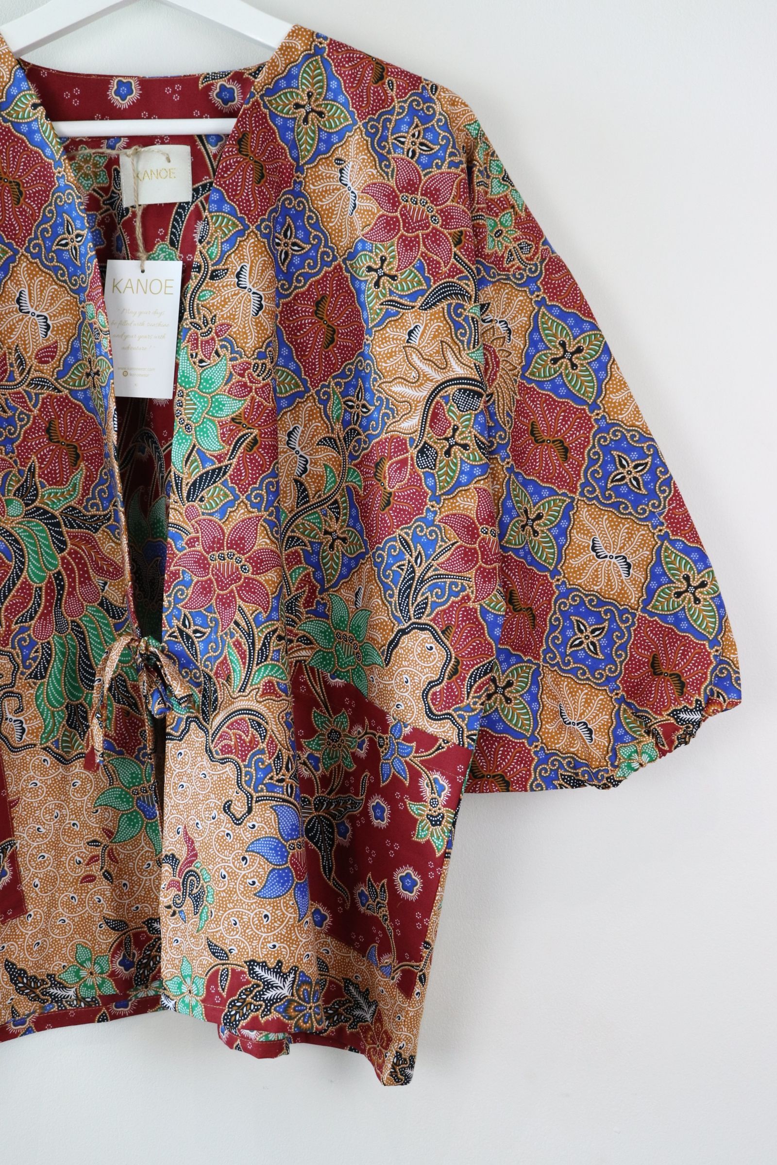Batik Kimono Signature - I want to go out.