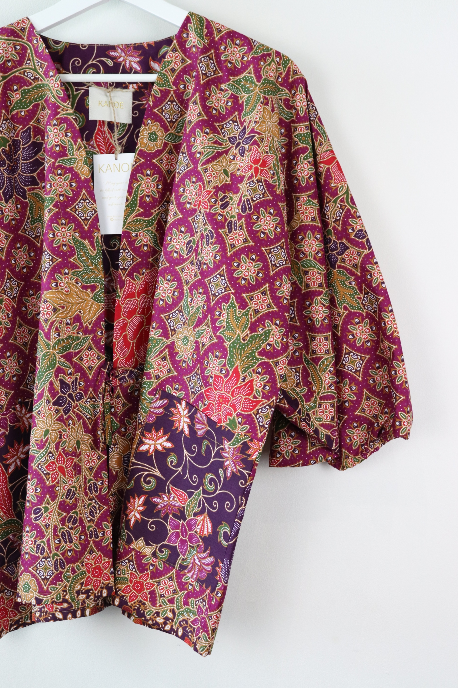 Batik Kimono Signature - I love Purple.