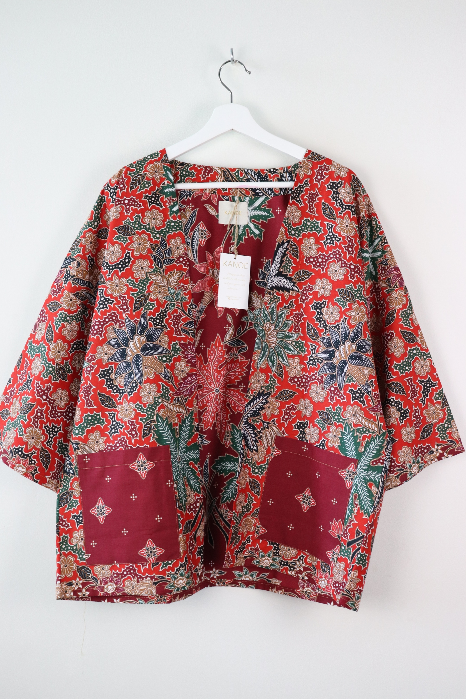 Batik Kimono Basic - Christmas in July.