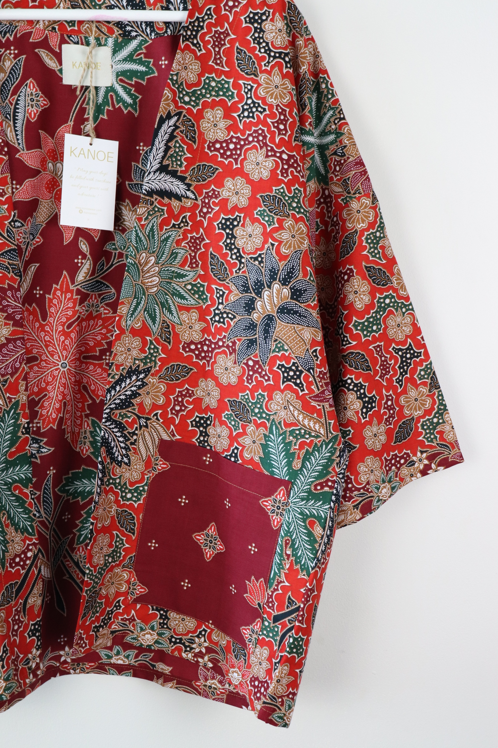 Batik Kimono Basic - Christmas in July.