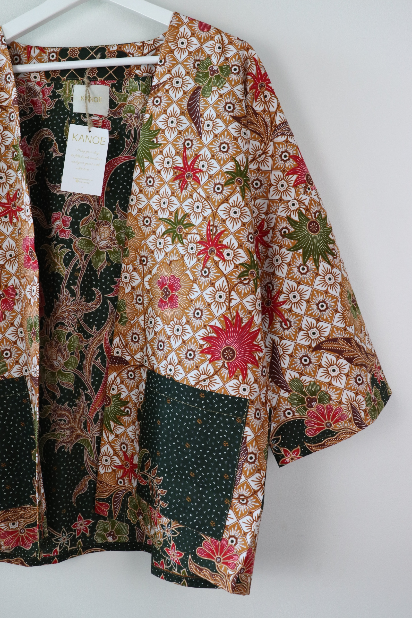 Batik Kimono Basic - Lets go for a walk