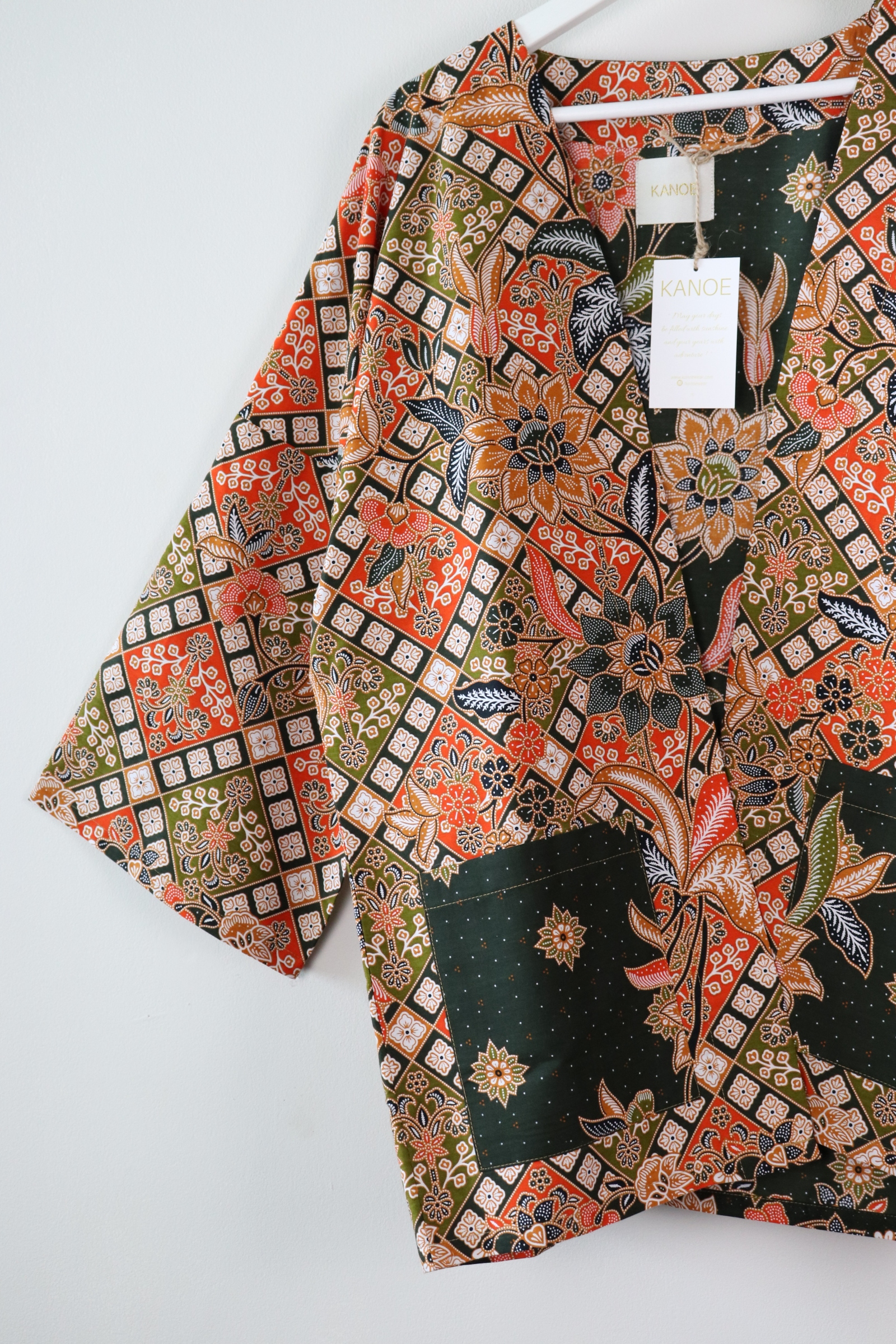 Batik Kimono Basic - Grocery Shopping.