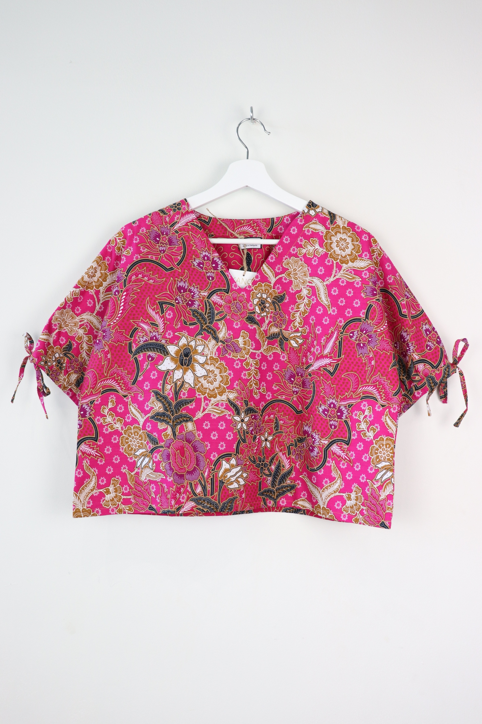 AveryDae Batik Top - Pink Pop
