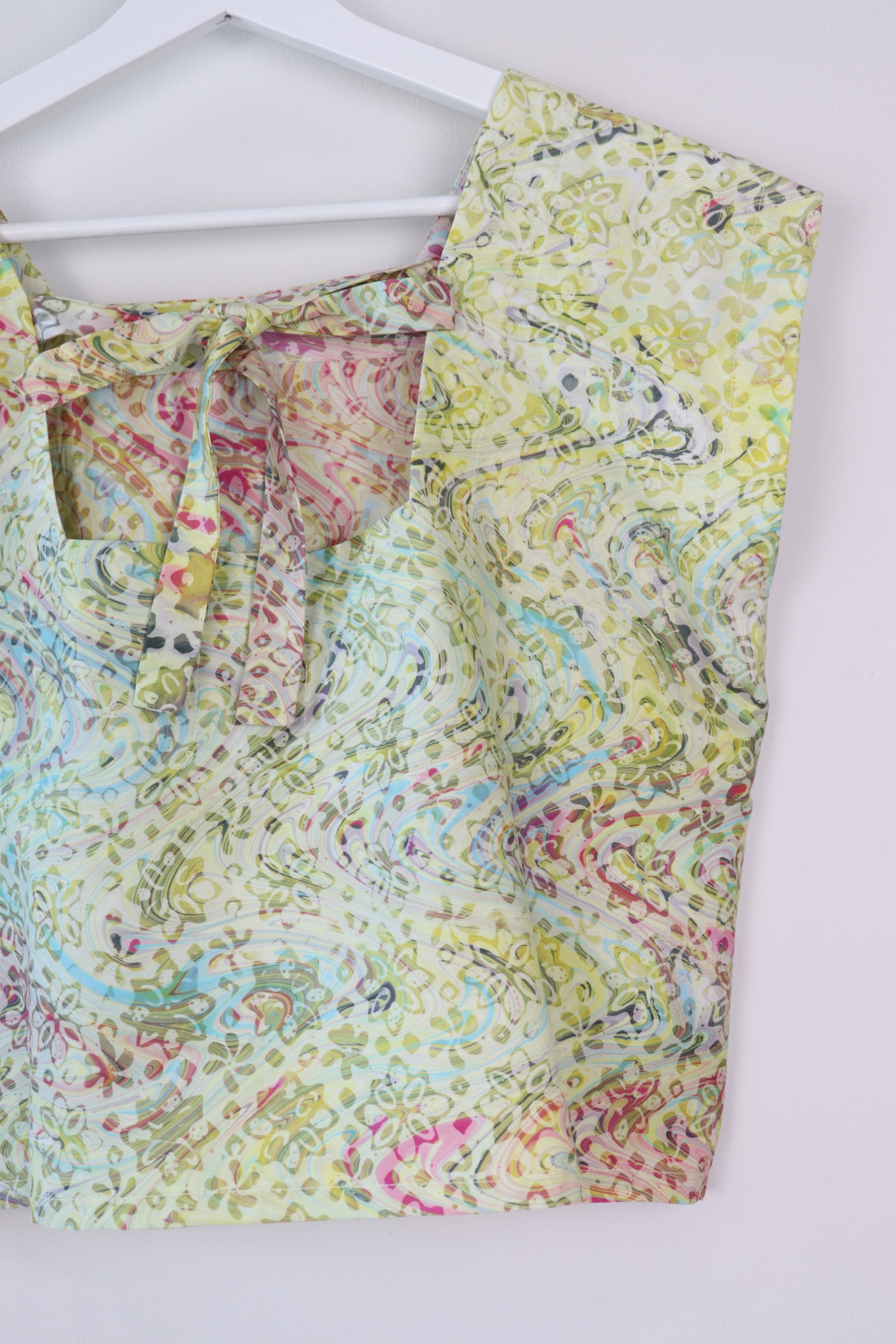 GroceryDate Batik Top - Soda Lemon Fizz ( Handmade Batik Terap )