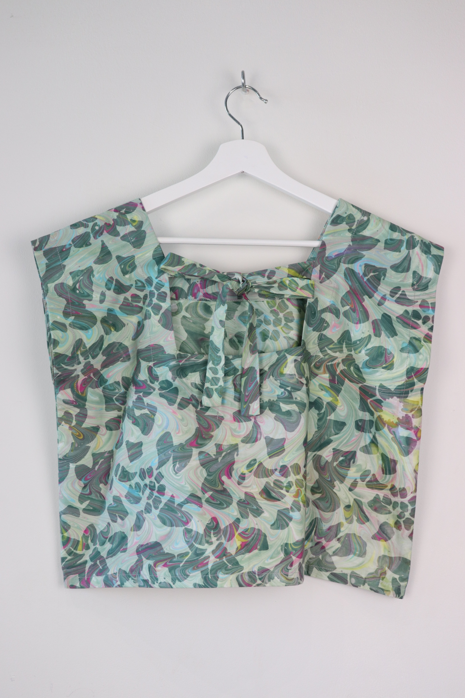 GroceryDate Batik Top - Kale Smoothie ( Handmade Batik Terap )
