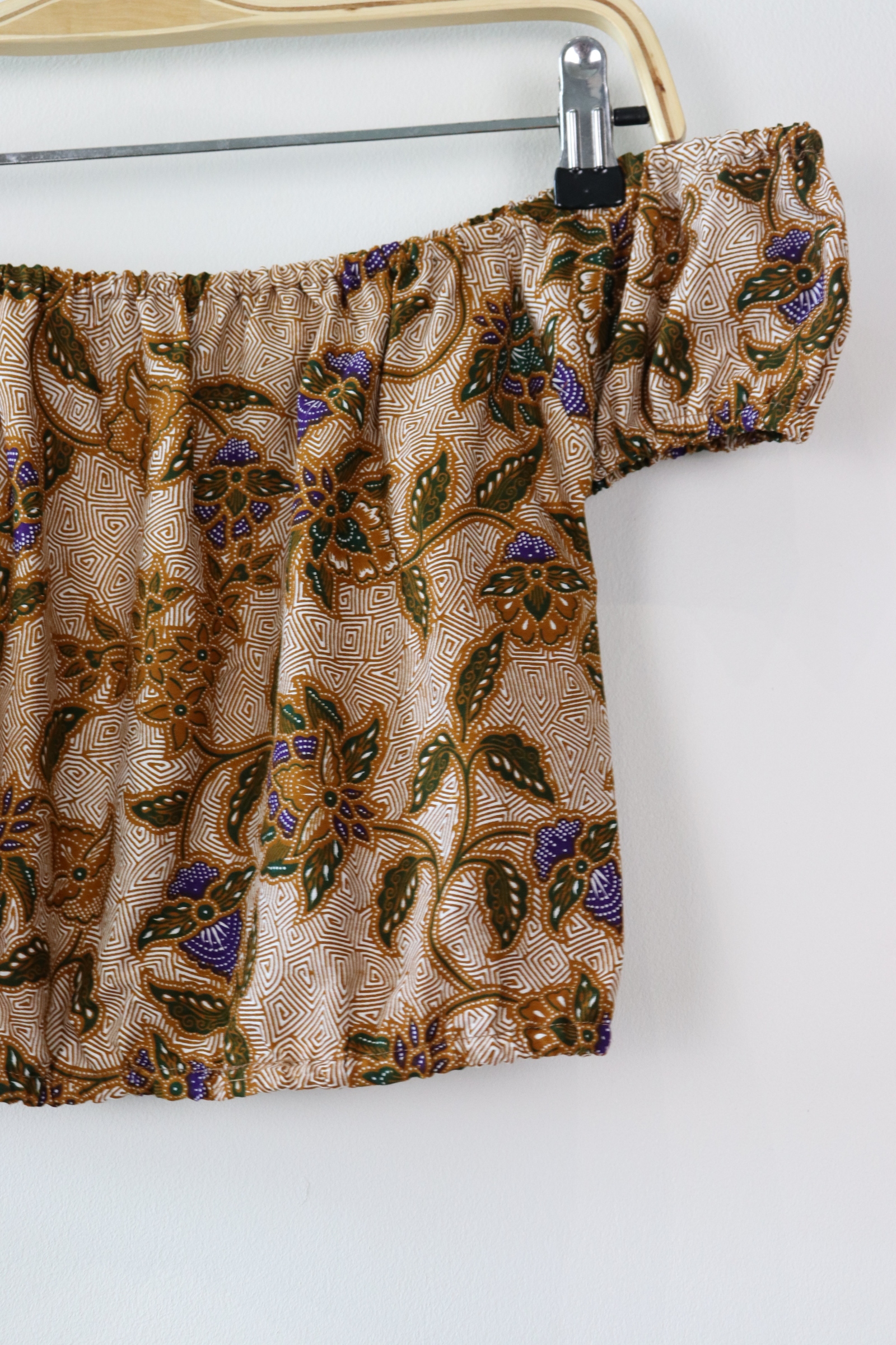 Lil Millie Cropped Top - Wheat (Purple)