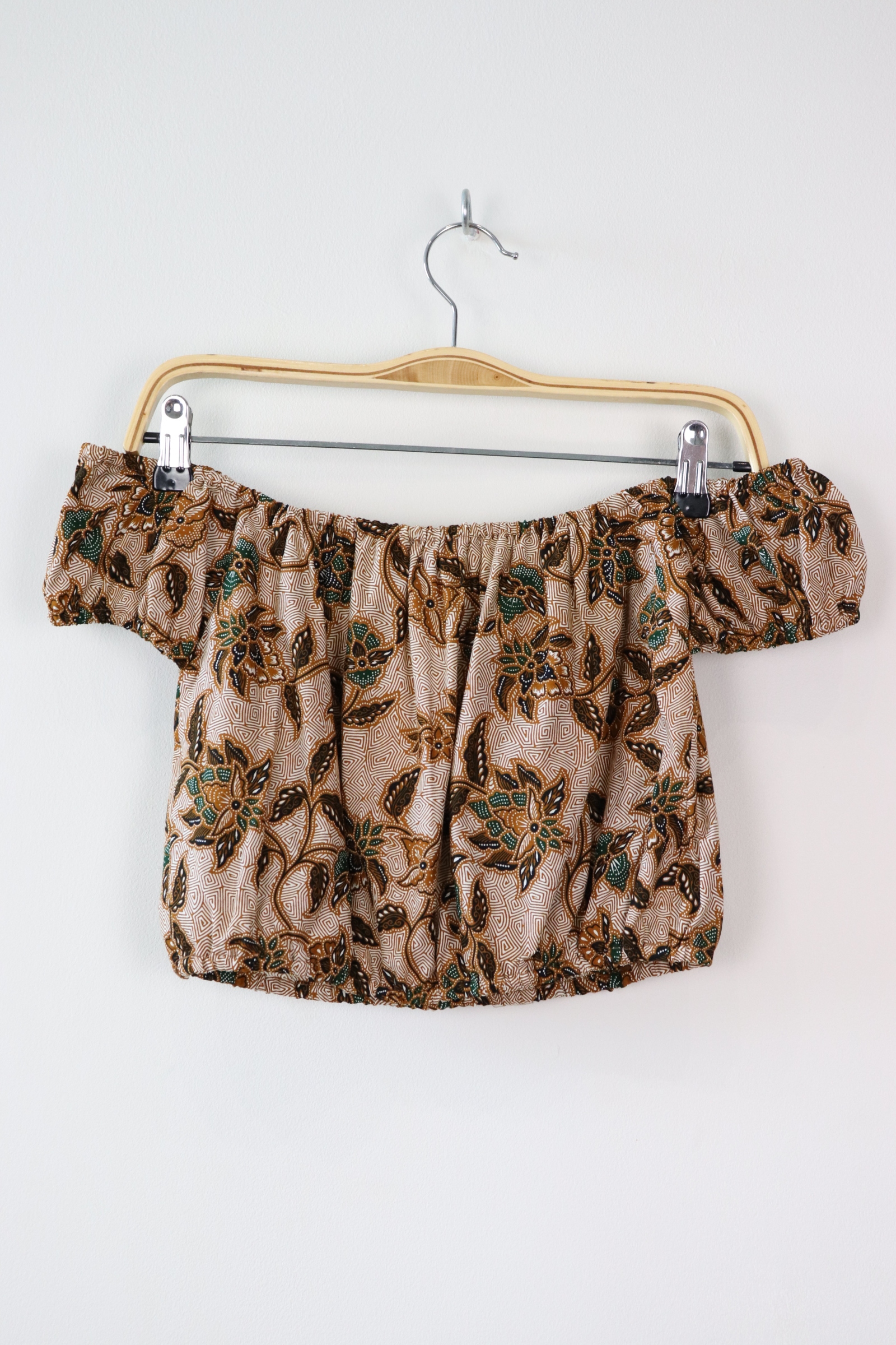Lil Millie Cropped Top - Wheat (Green)