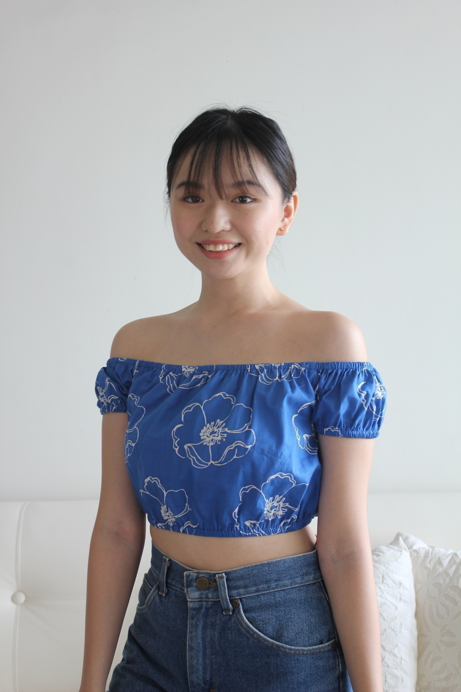 Lil Millie Cropped Top - Autumn (Black)