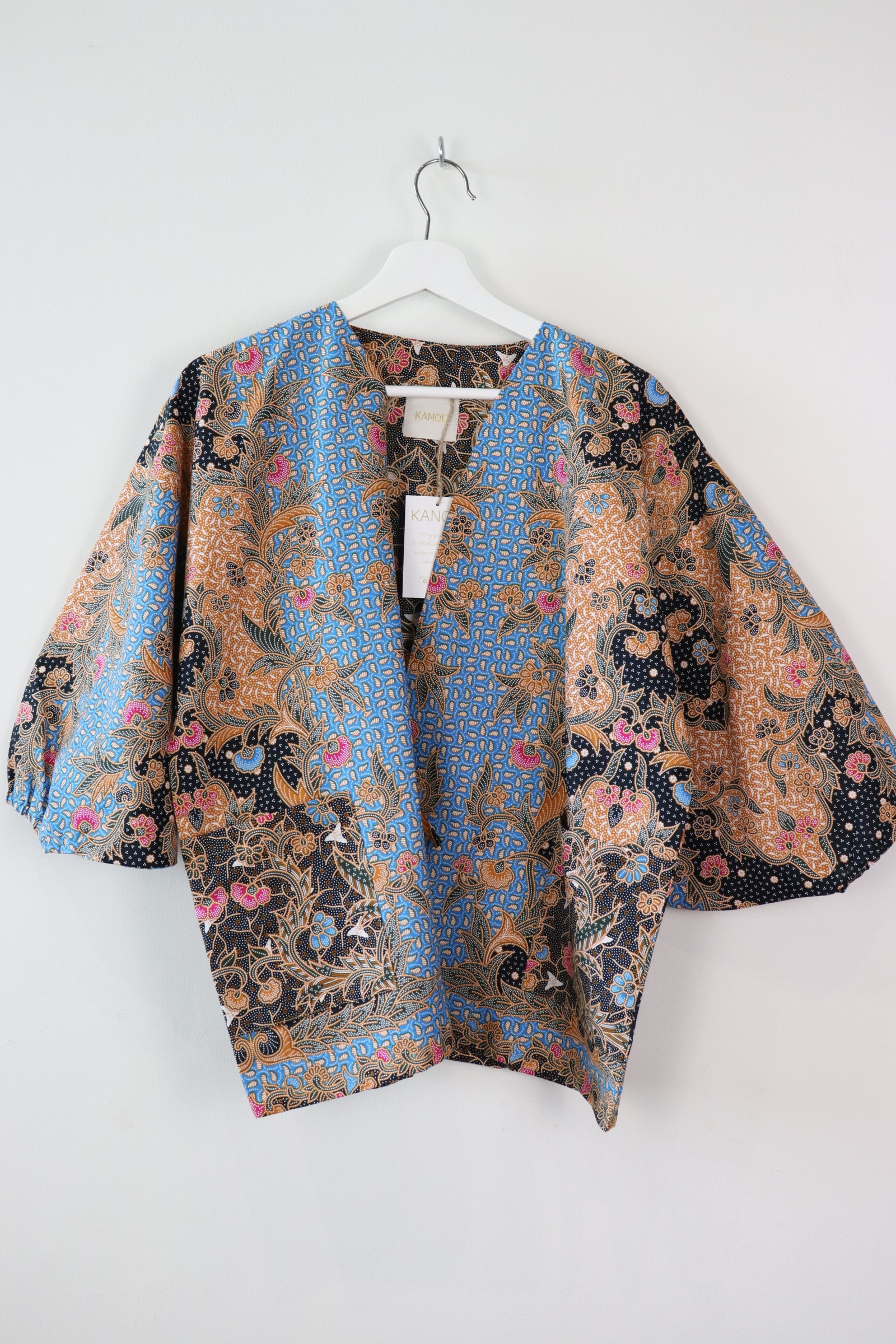 Batik Kimono Signature - Cloudy Sky Blue