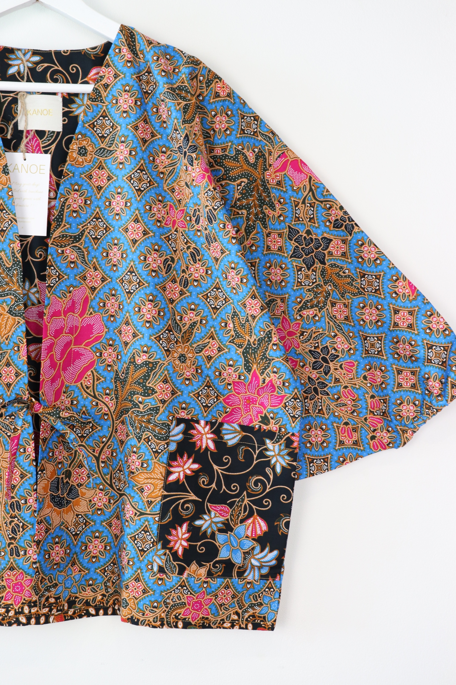 Batik Kimono Signature - Cool Blue