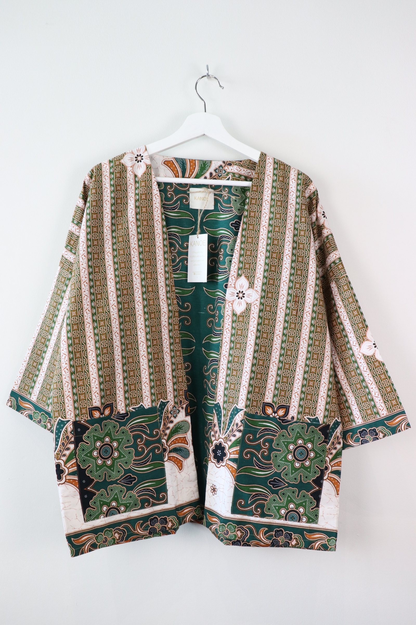 Batik Kimono Basic - Grandpa's Garden