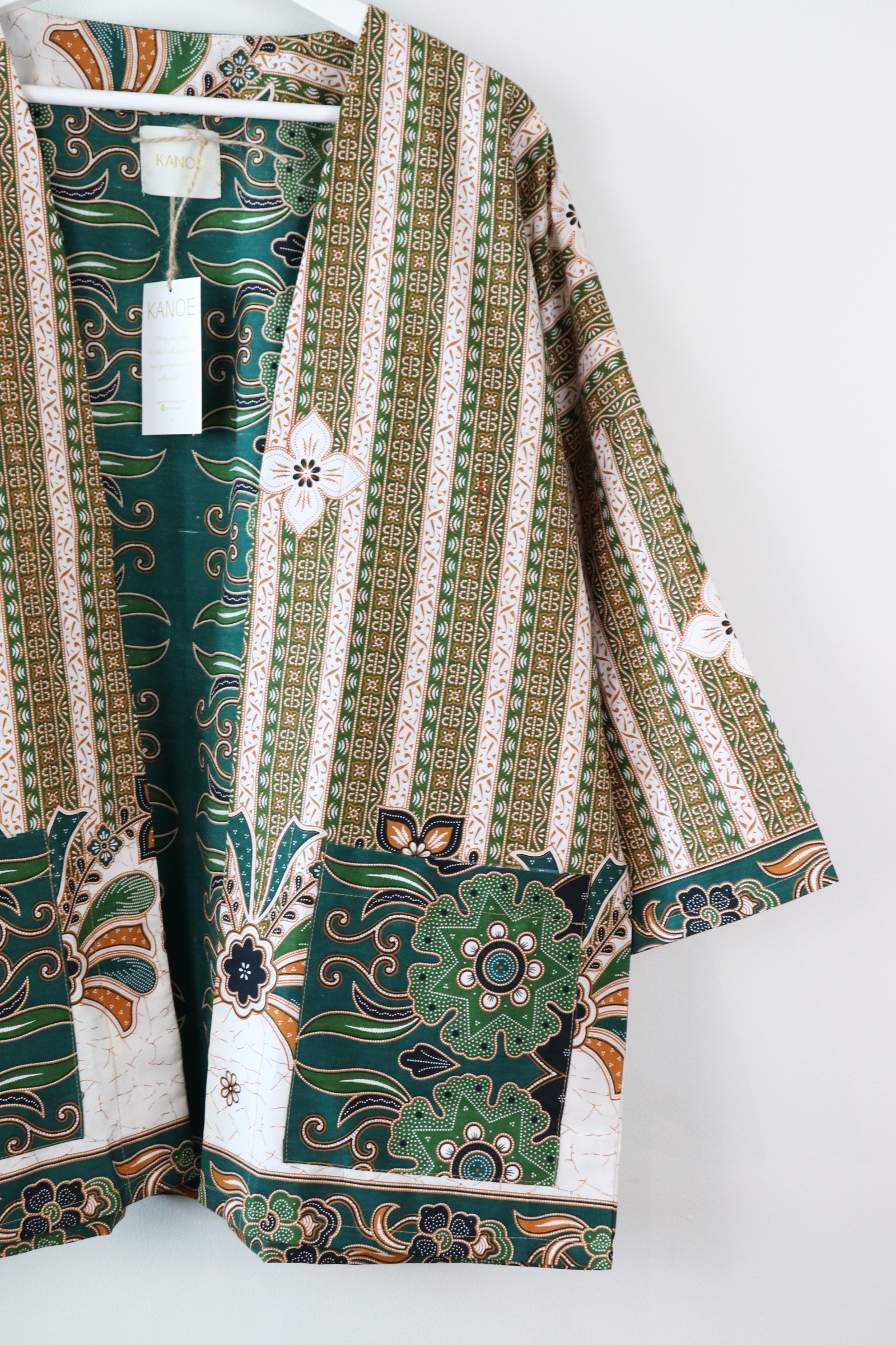 Batik Kimono Basic - Grandpa's Garden