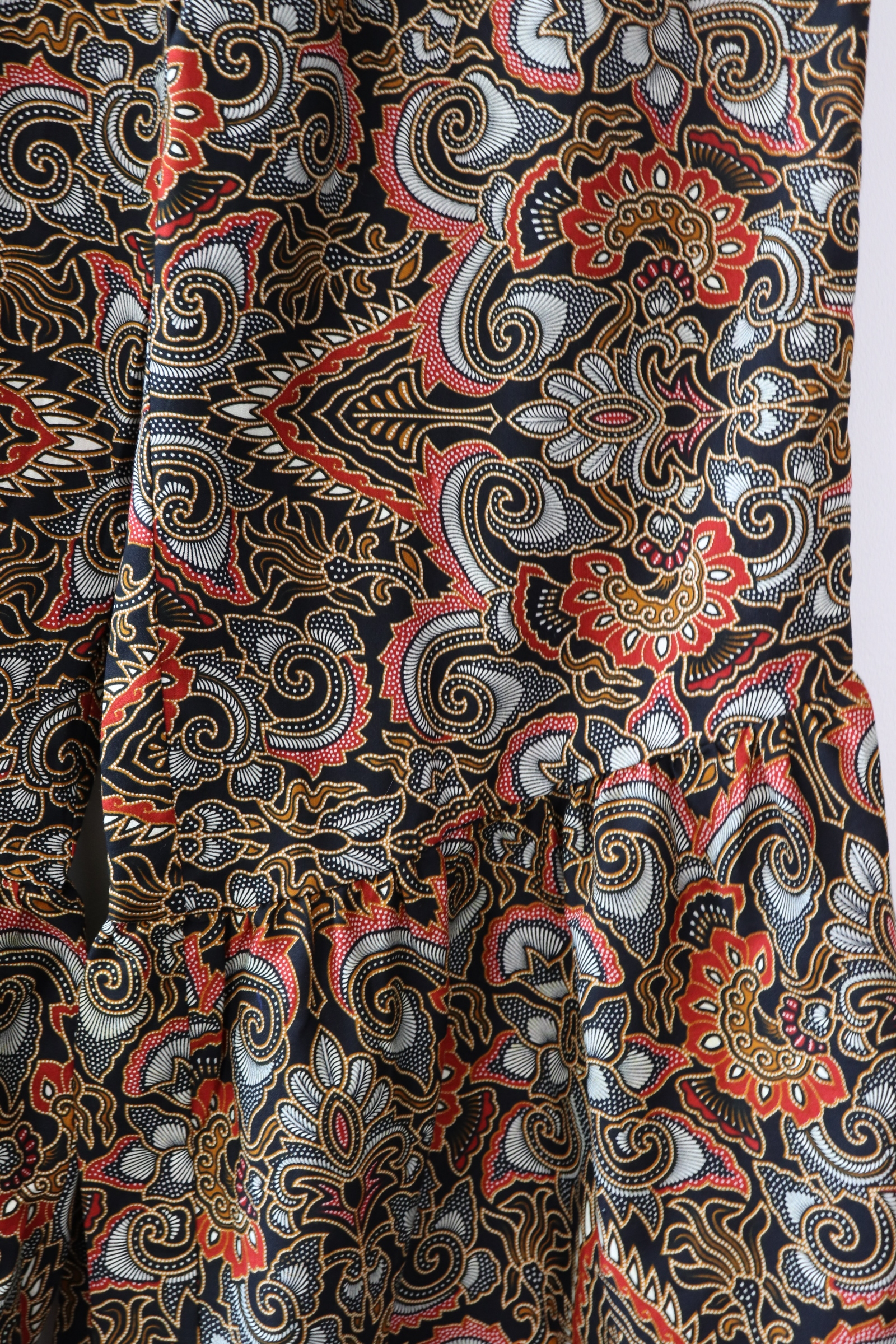 Batik Frou Pants - Tatiana (Black)