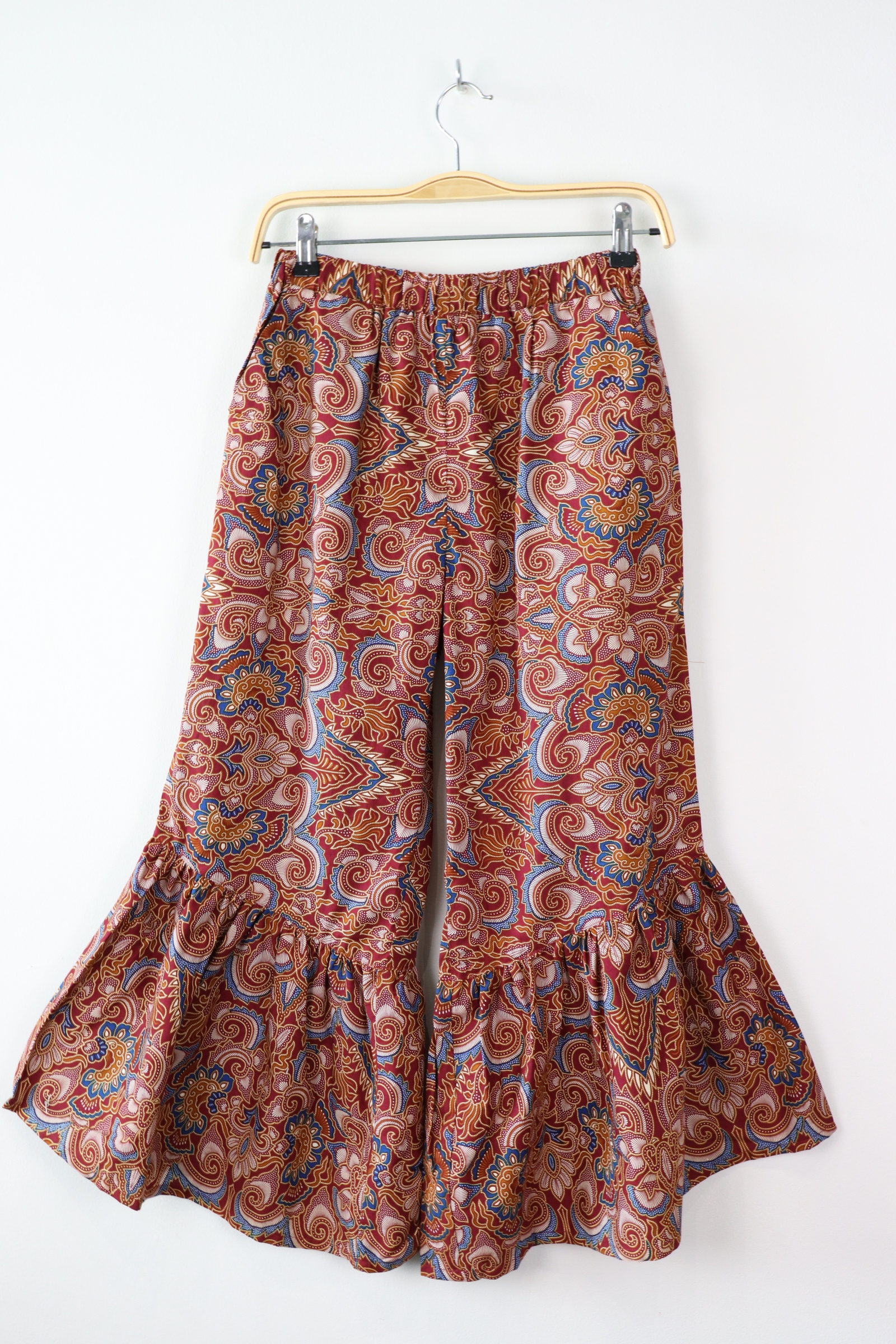 Batik Frou Pants - Maroon