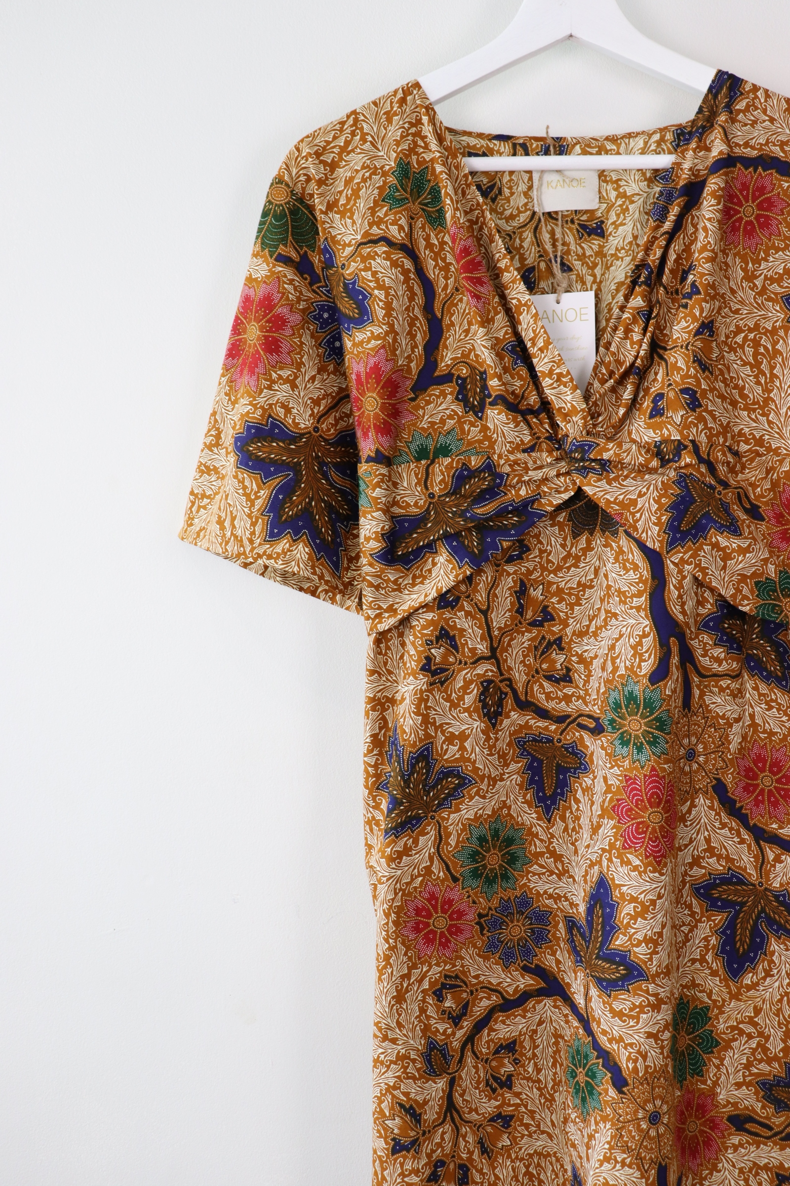 Twisted Front Dress - Sunkissed