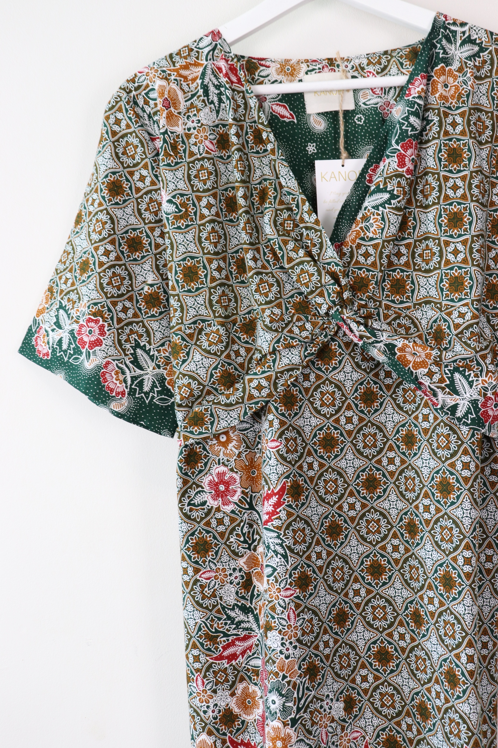 Twisted Front Dress - Glad