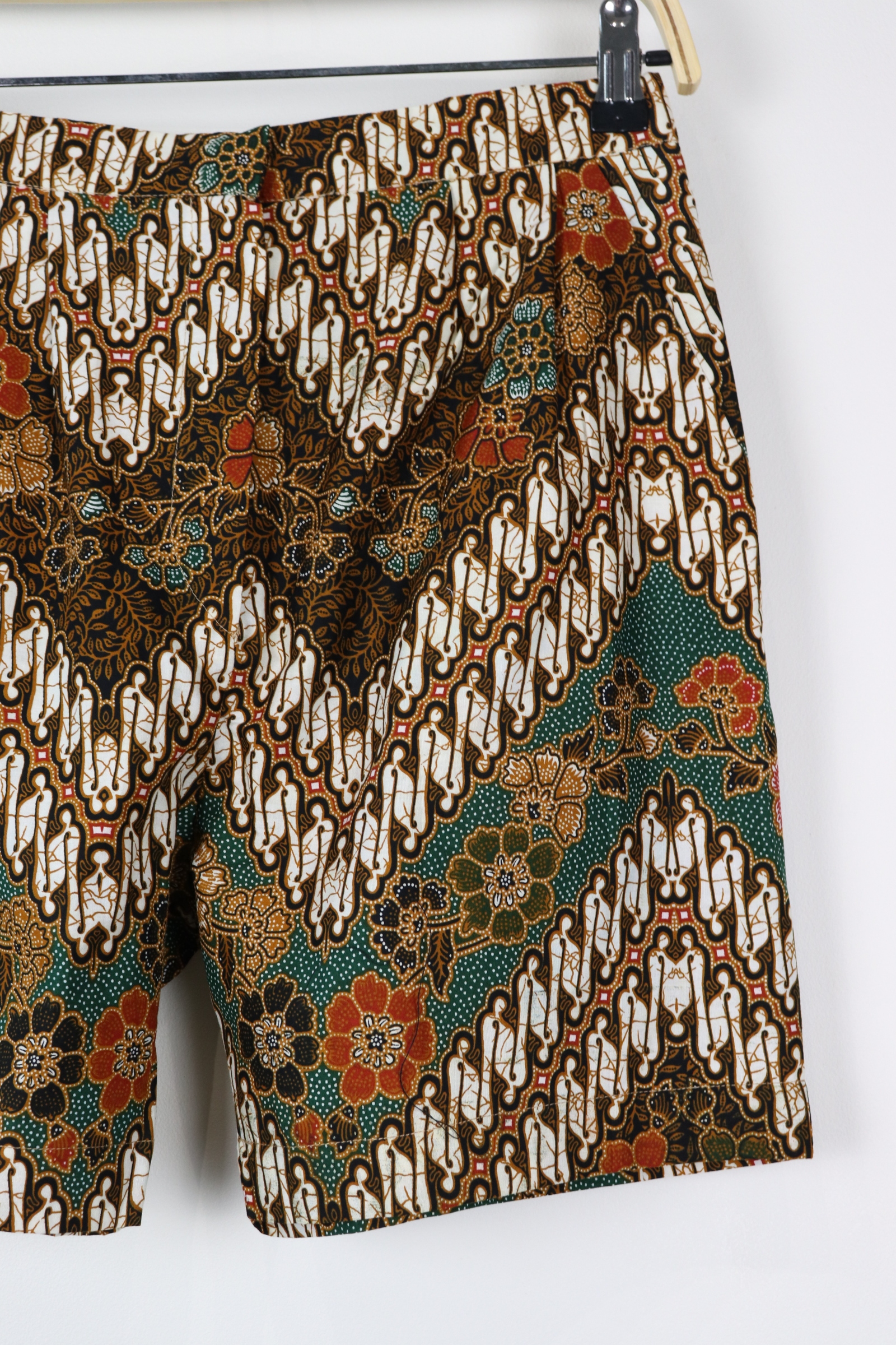 Tailored Batik Shorts - Kimmie (S) (Flawed)