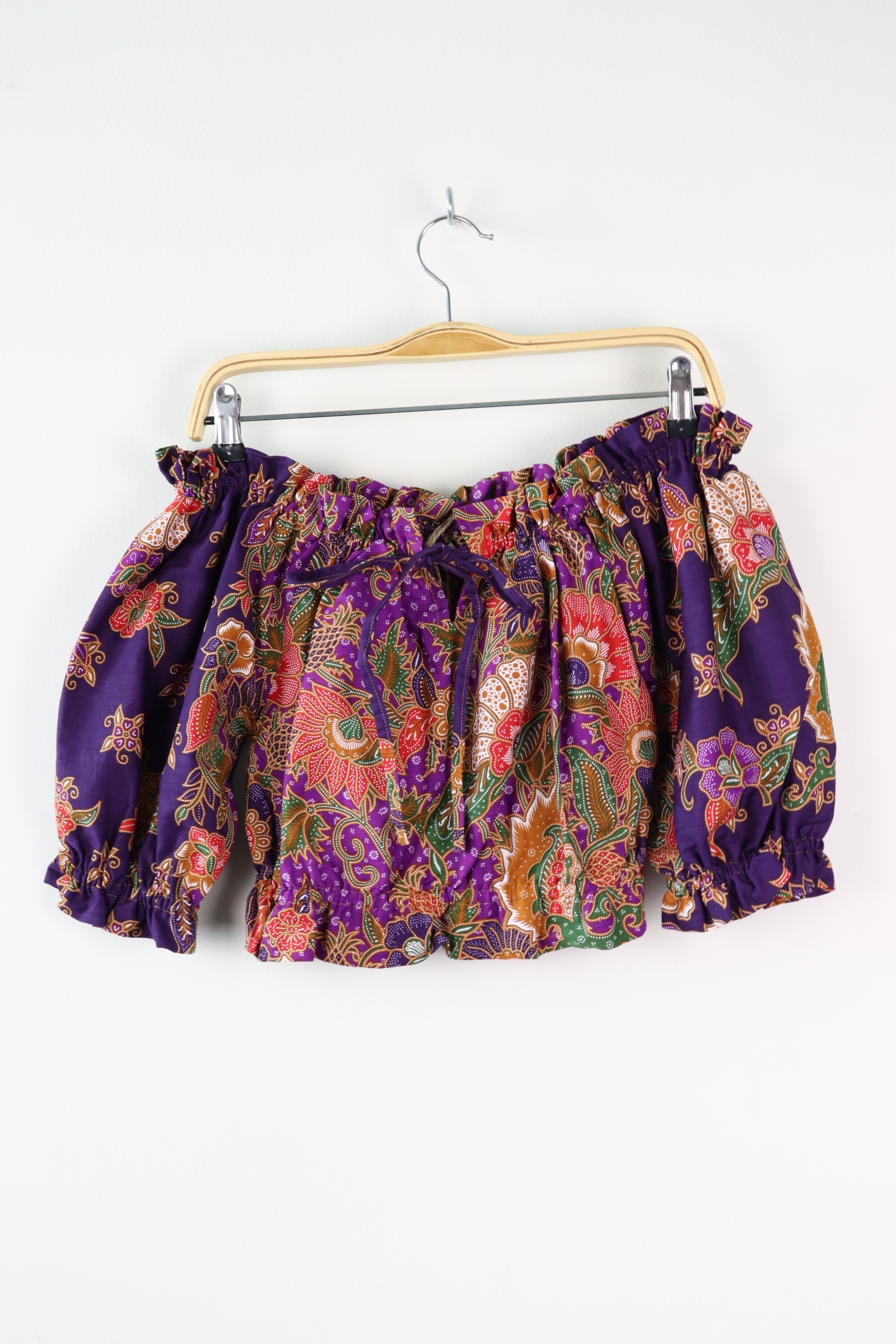 Off-Shoulder Batik Blouse - Glory