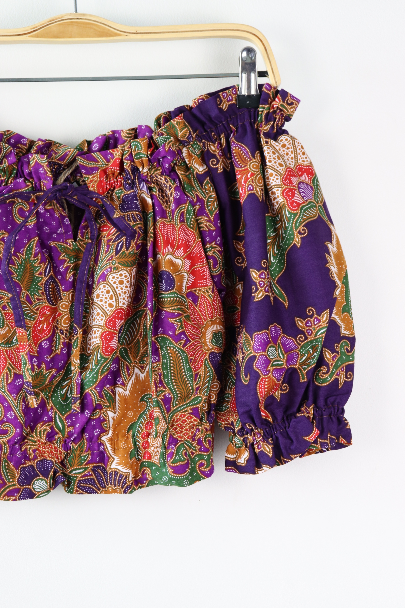 Off-Shoulder Batik Blouse - Glory