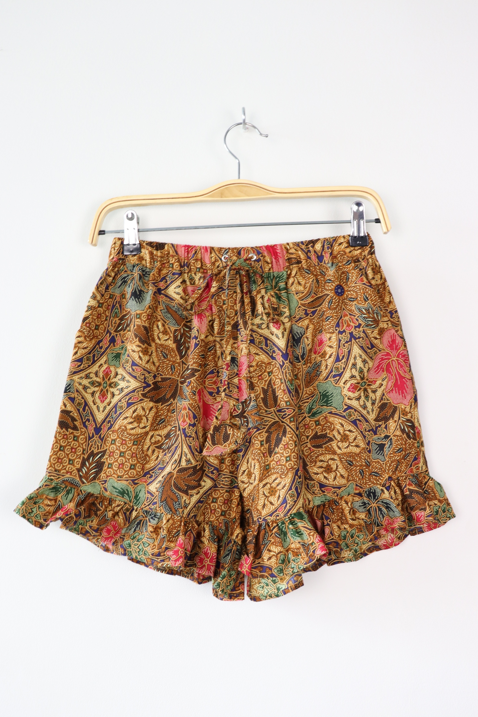 Batik Frou Shorts - Sandy (Blue Highlight)