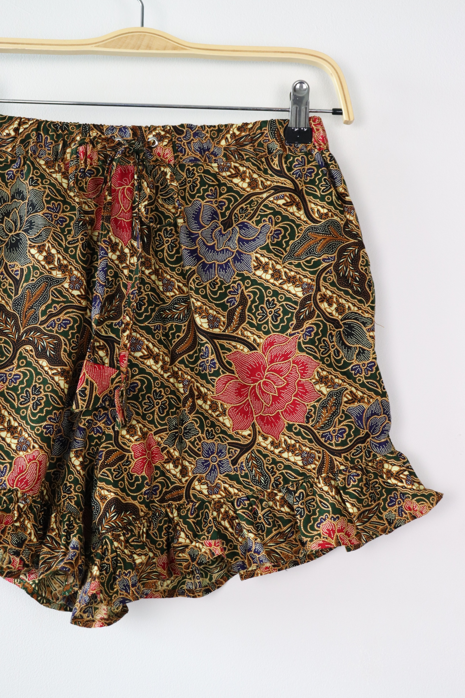 Batik Frou Shorts - Nyonya (Green)