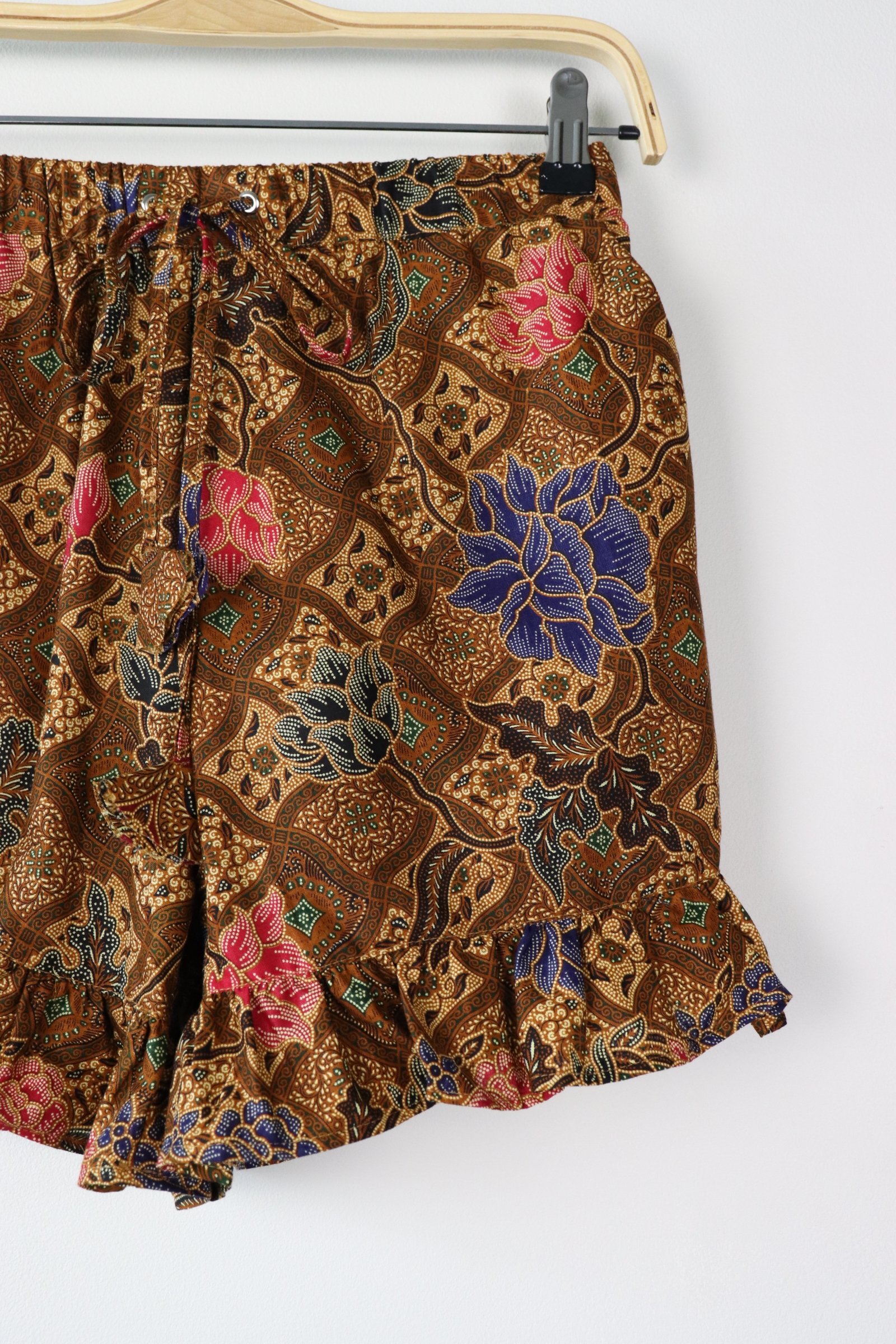 Batik Frou Shorts - Waffle (Green)