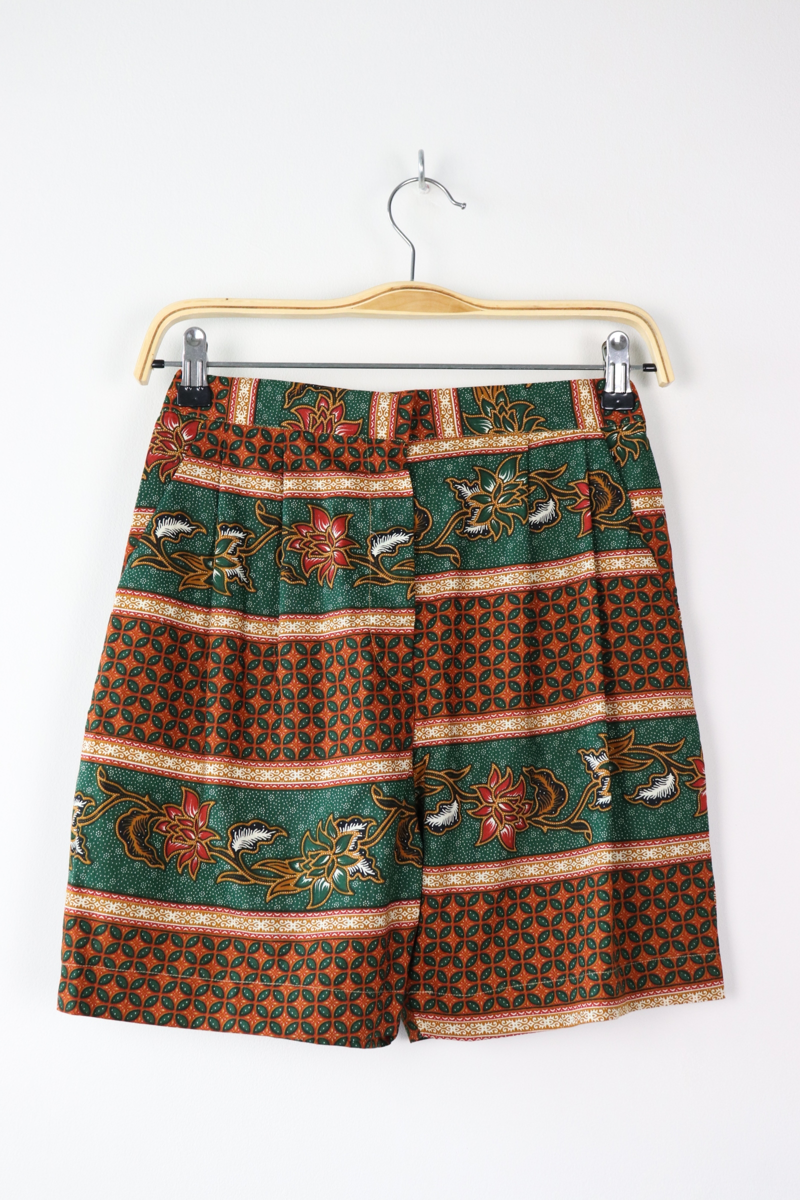 Tailored Batik Shorts - Forest Magic (S)